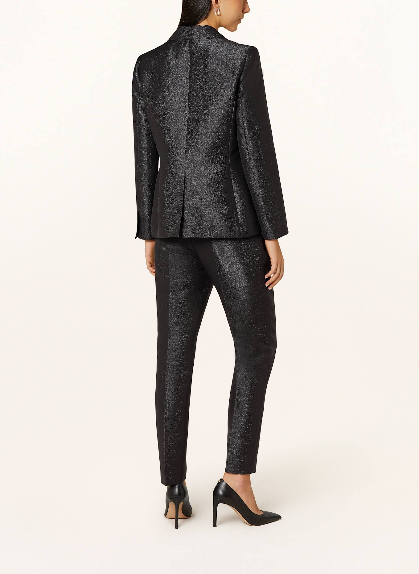 MARC CAIN Blazer mit Glitzergarn, Farbe: 900 BLACK (Bild 3)