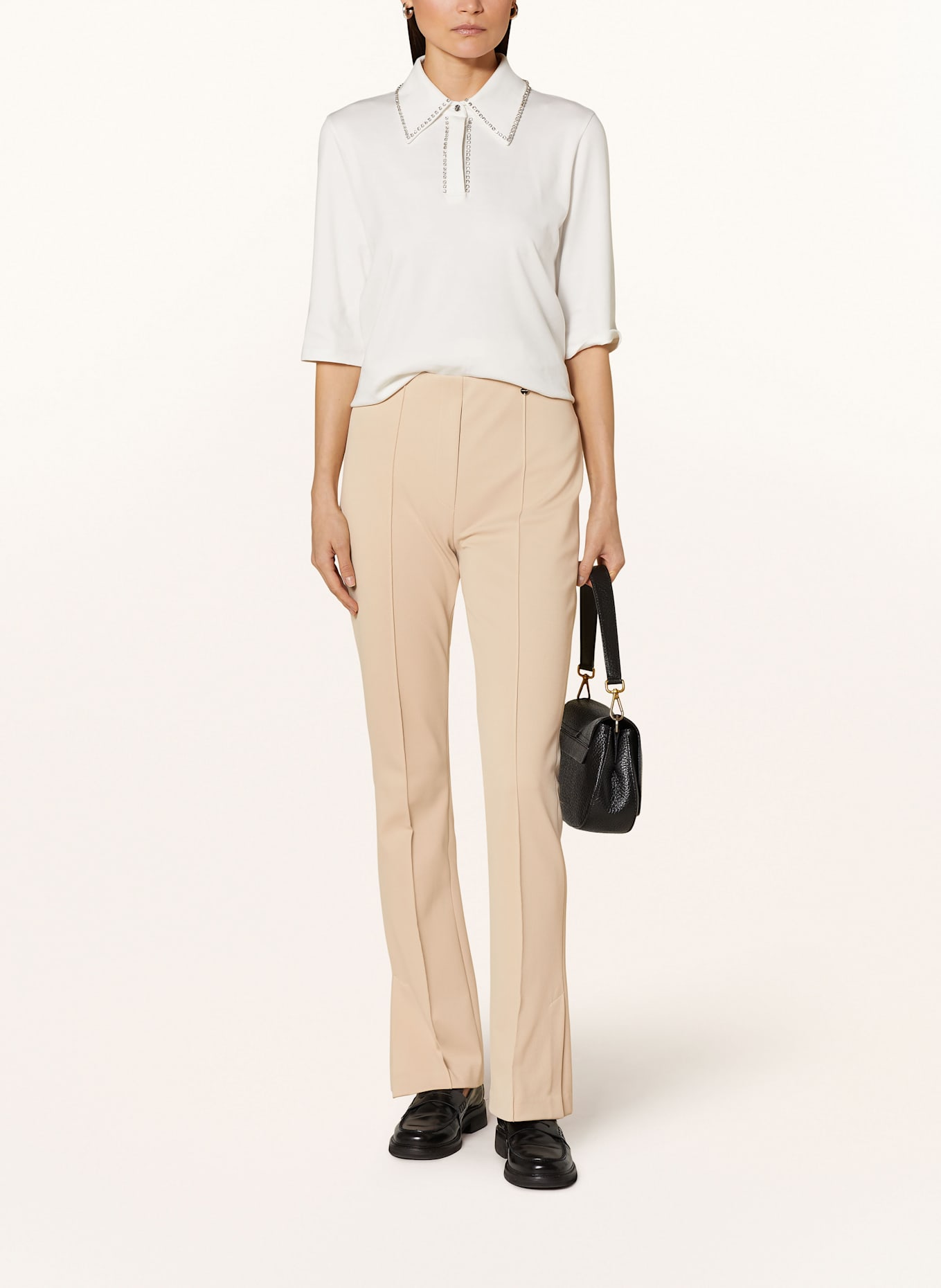 MARC CAIN Hose FREDERICA: 610 light stone