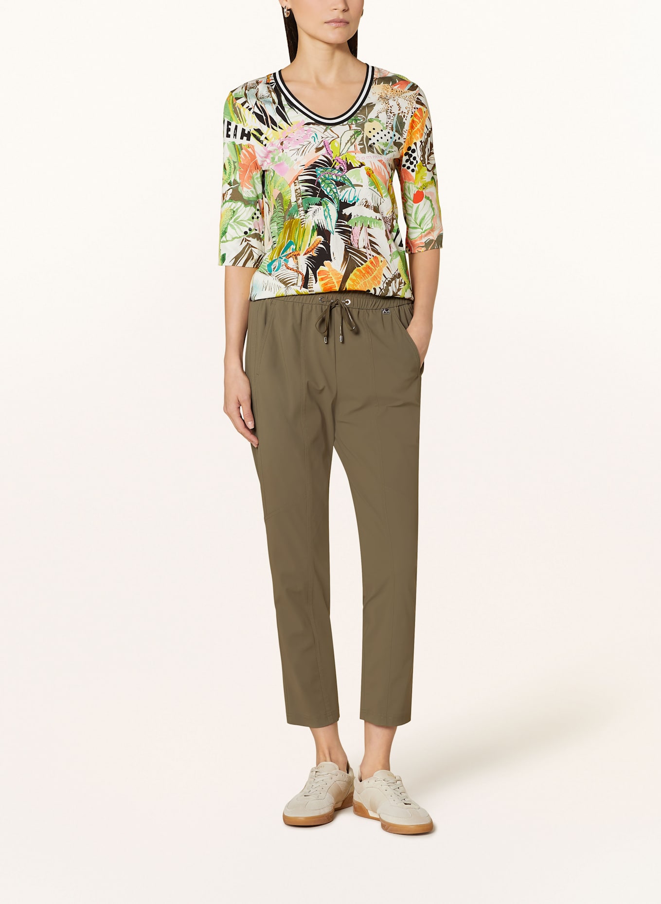 MARC CAIN 7/8-Hose RHODOS: 586 deep jungle