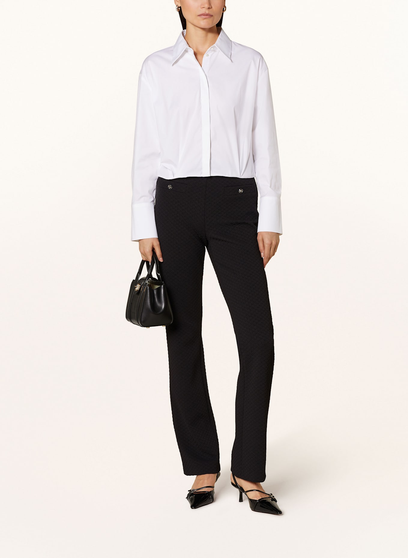 MARC CAIN Trousers FREDERICA: BLACK