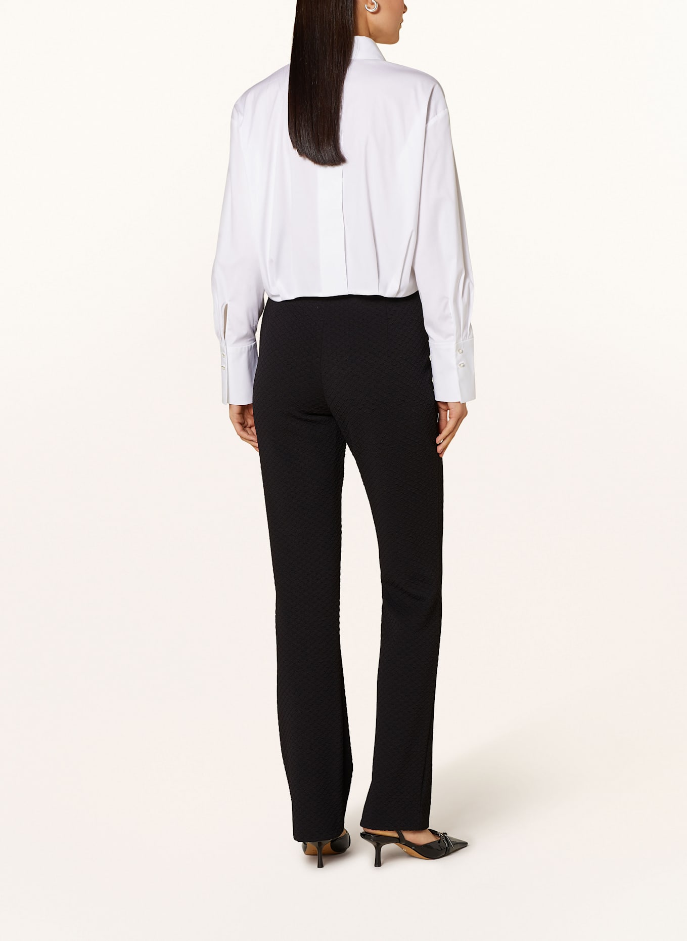 MARC CAIN Trousers FREDERICA: BLACK