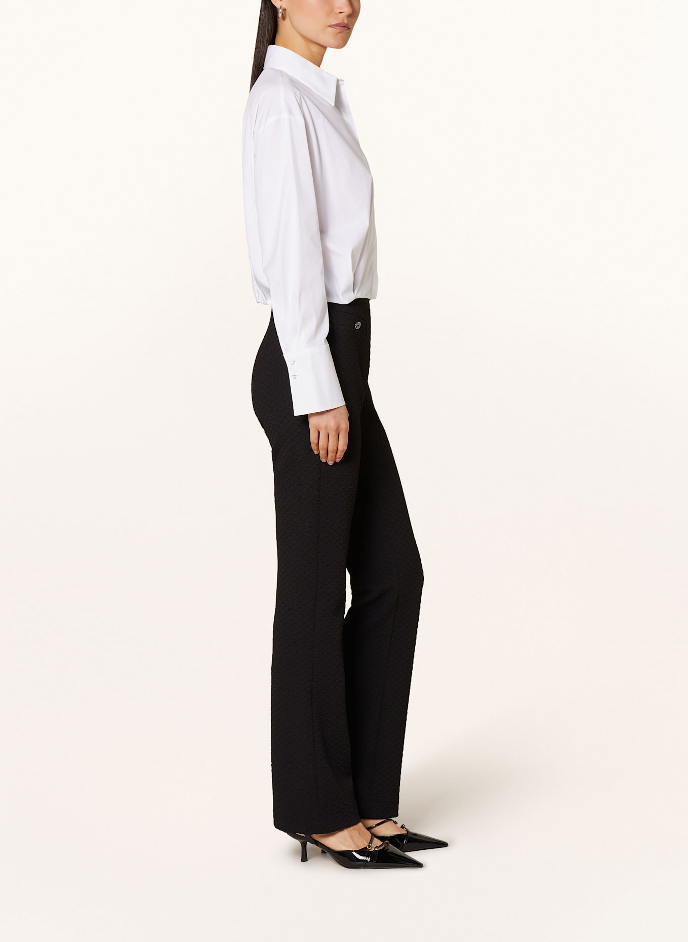 MARC CAIN Trousers FREDERICA: BLACK