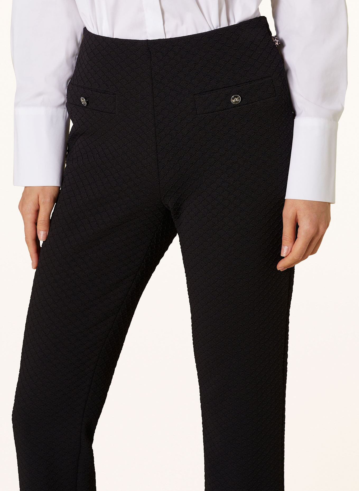 MARC CAIN Trousers FREDERICA: BLACK