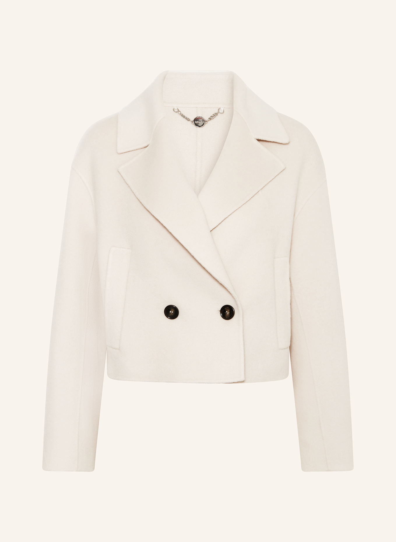 MARC CAIN Pea coat: 127 deep pearl