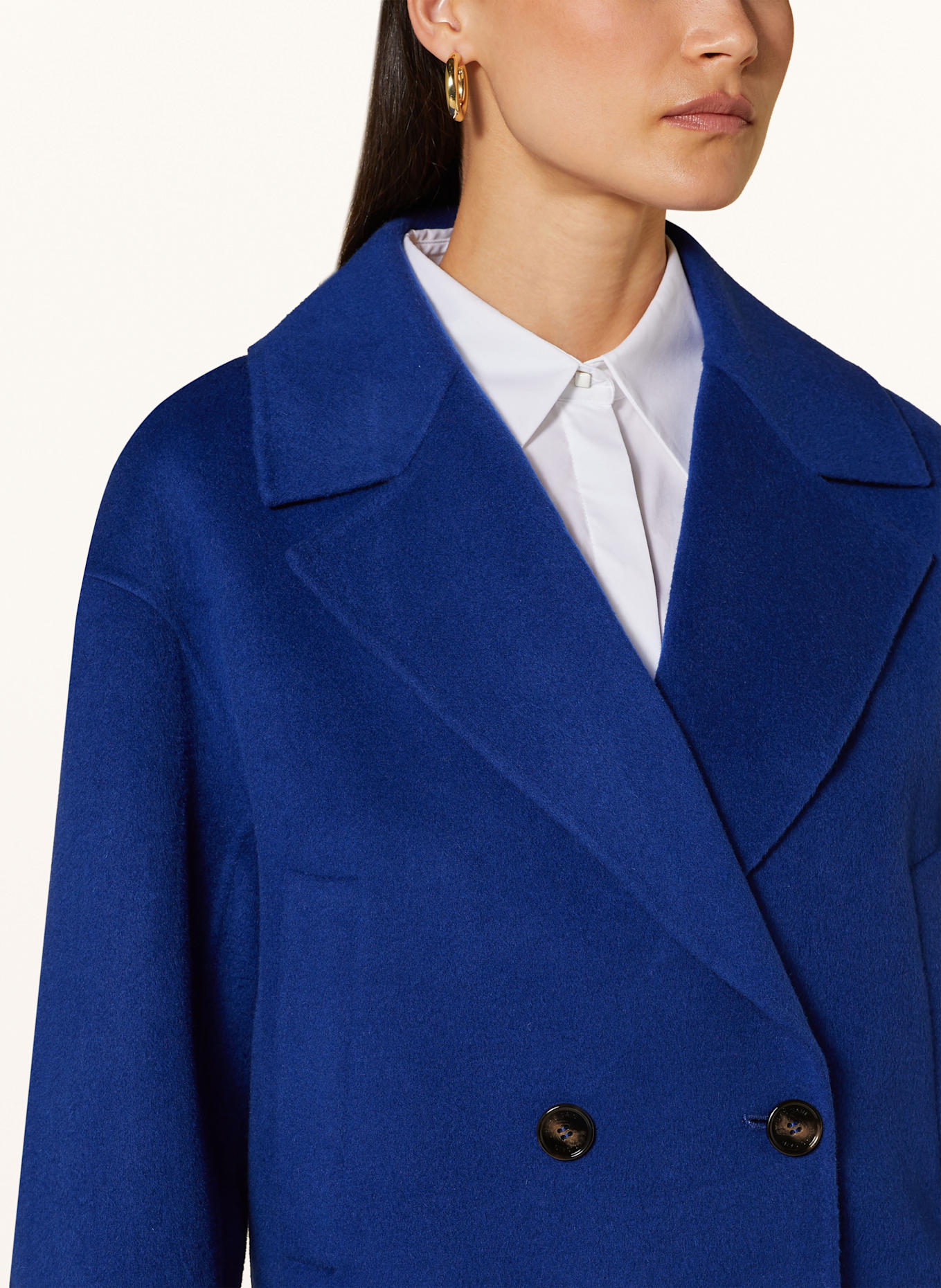 MARC CAIN Caban kabát: 368 deep royal blue