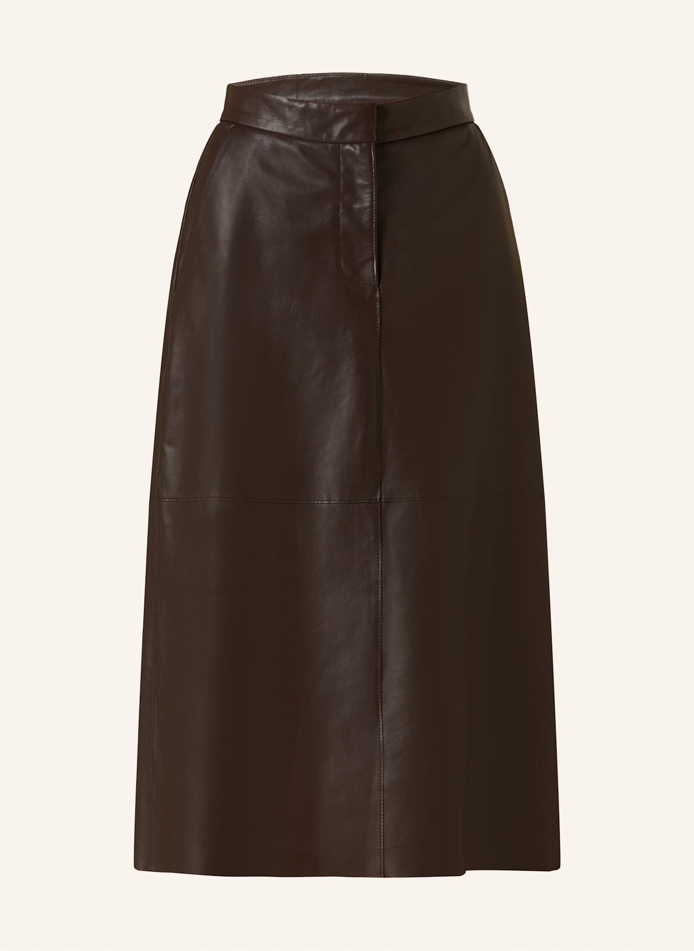 MARC CAIN Lederrock: 699 dark wood