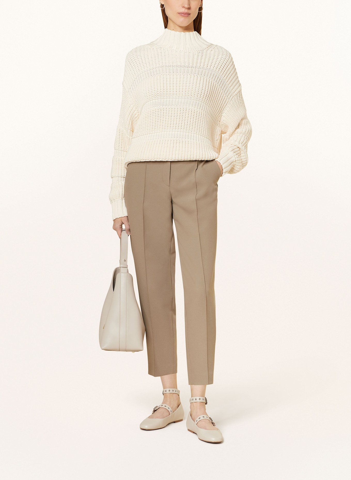 MARC CAIN Pullover: 112 bright ecru