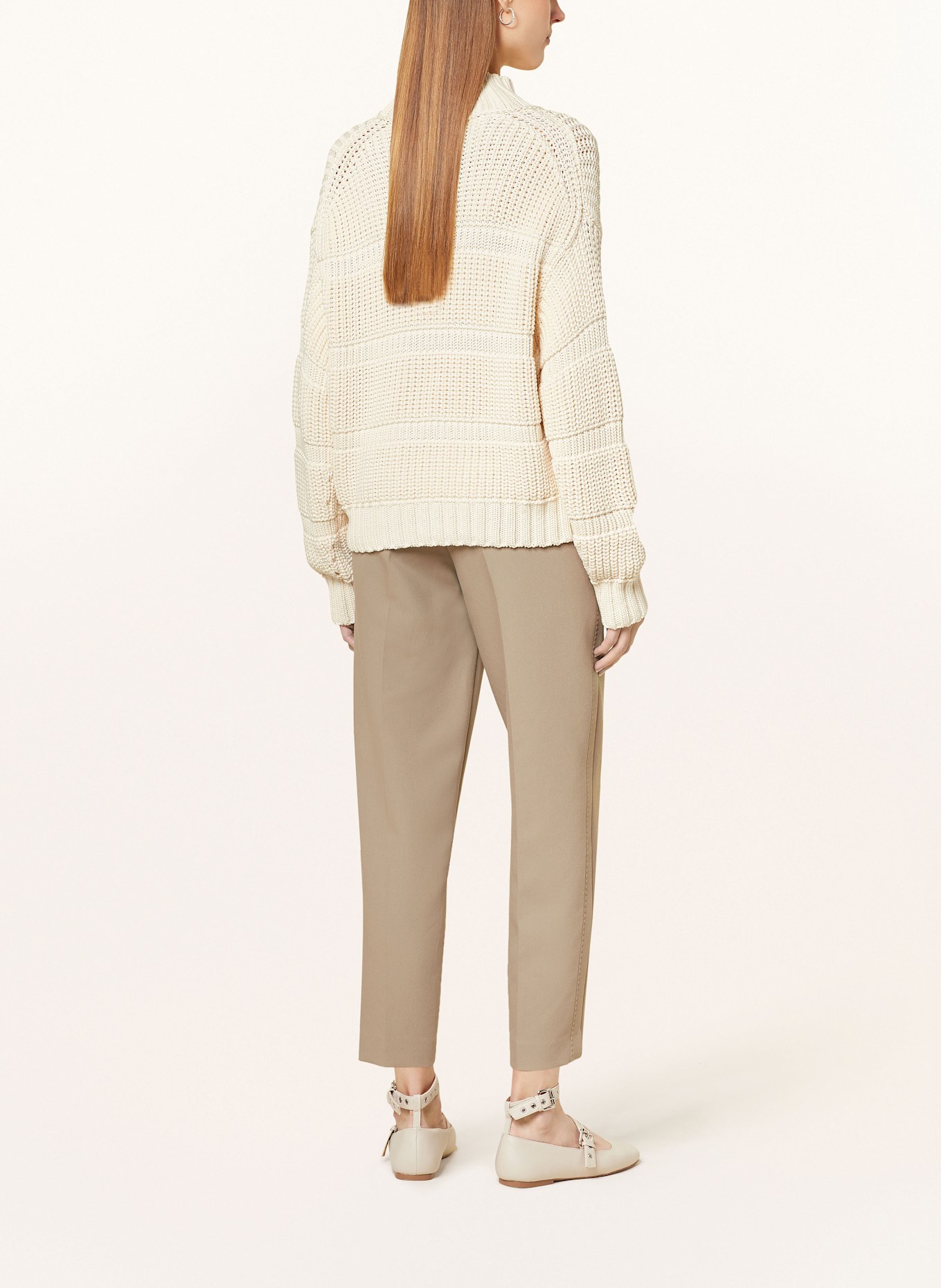 MARC CAIN Pullover: 112 bright ecru
