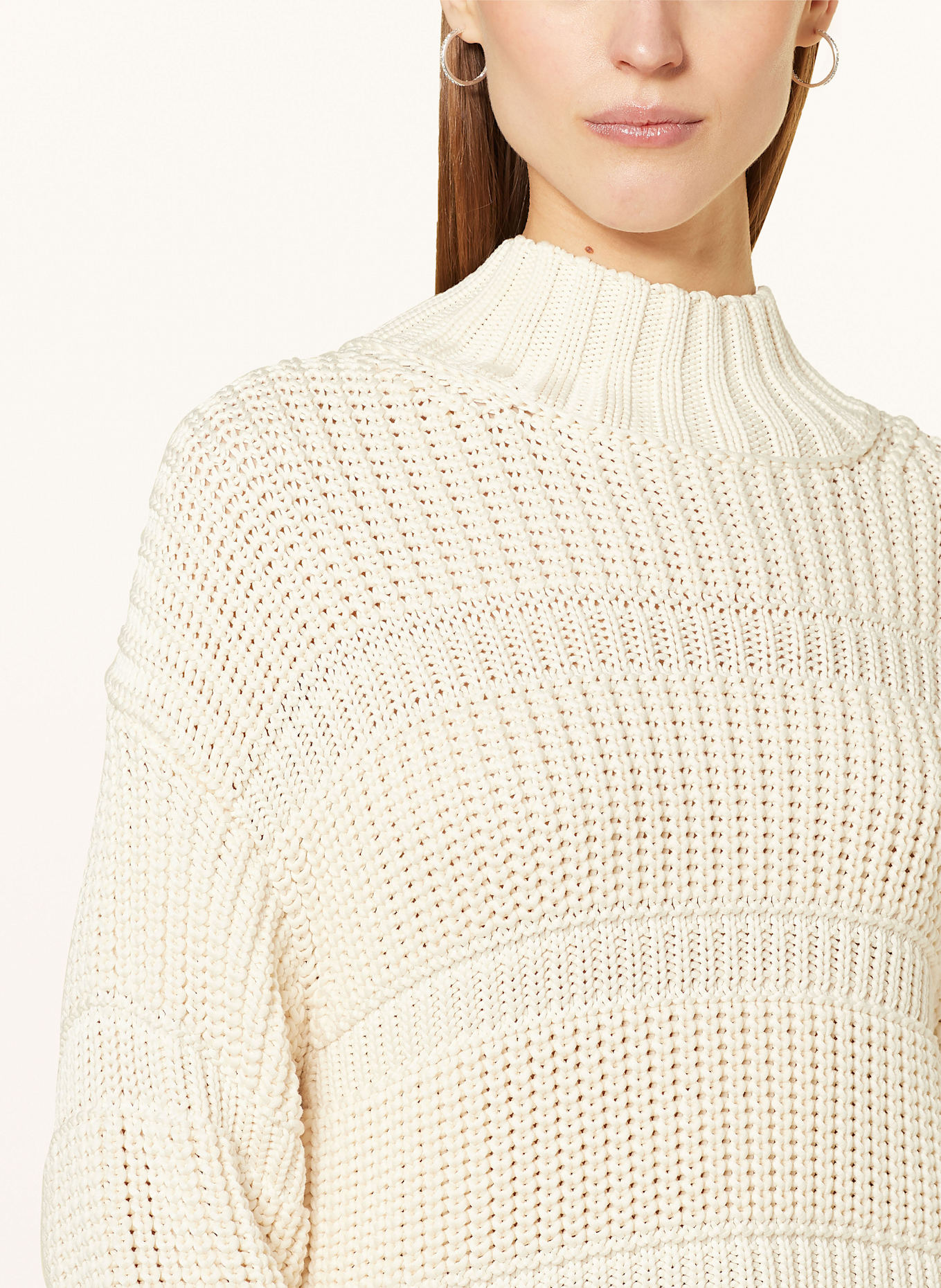 MARC CAIN Pullover: 112 bright ecru