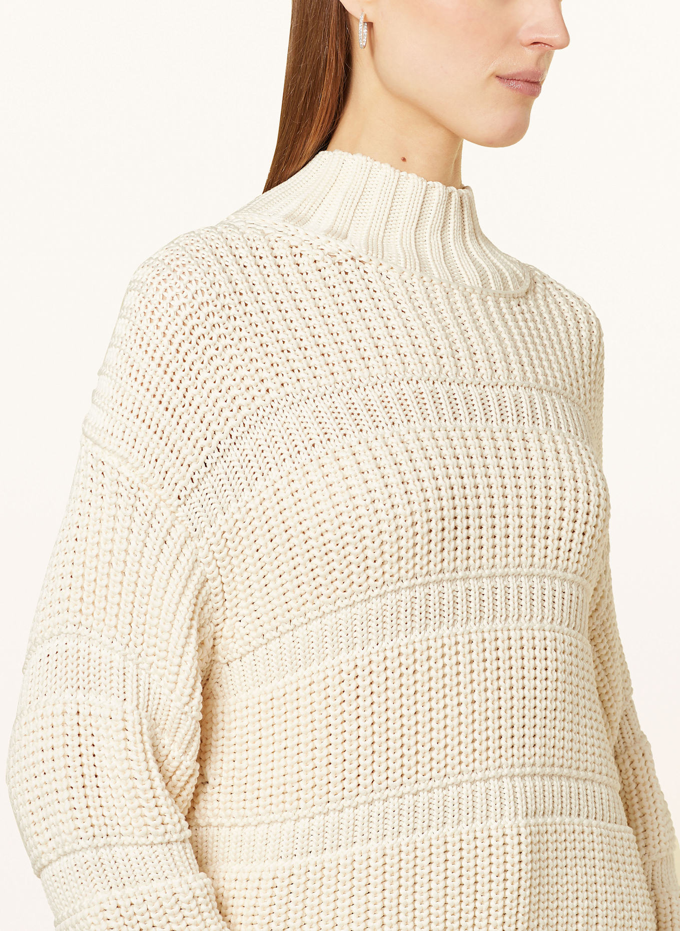 MARC CAIN Pullover: 112 bright ecru