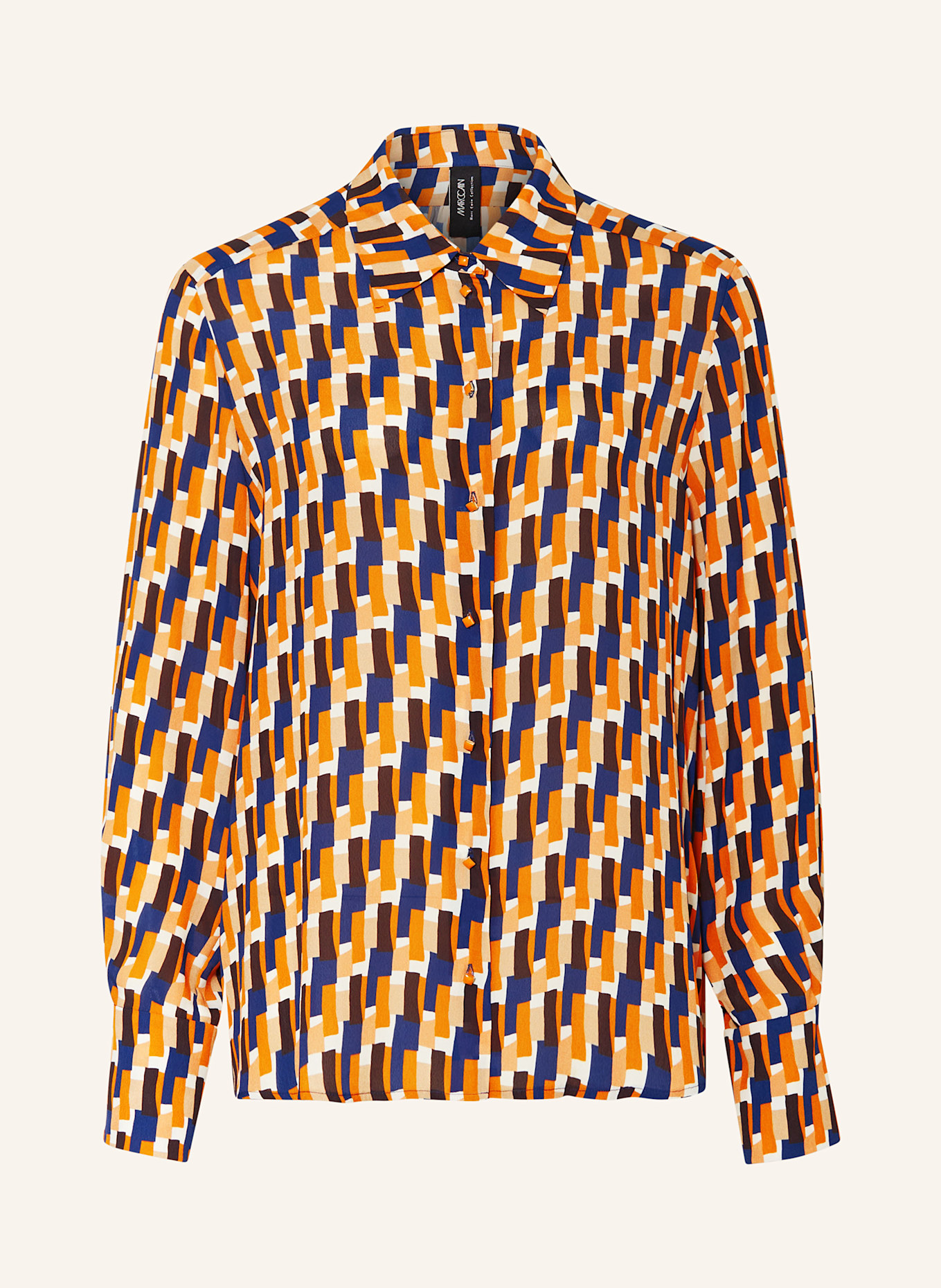 MARC CAIN Košilová halenka: 368 deep royal blue