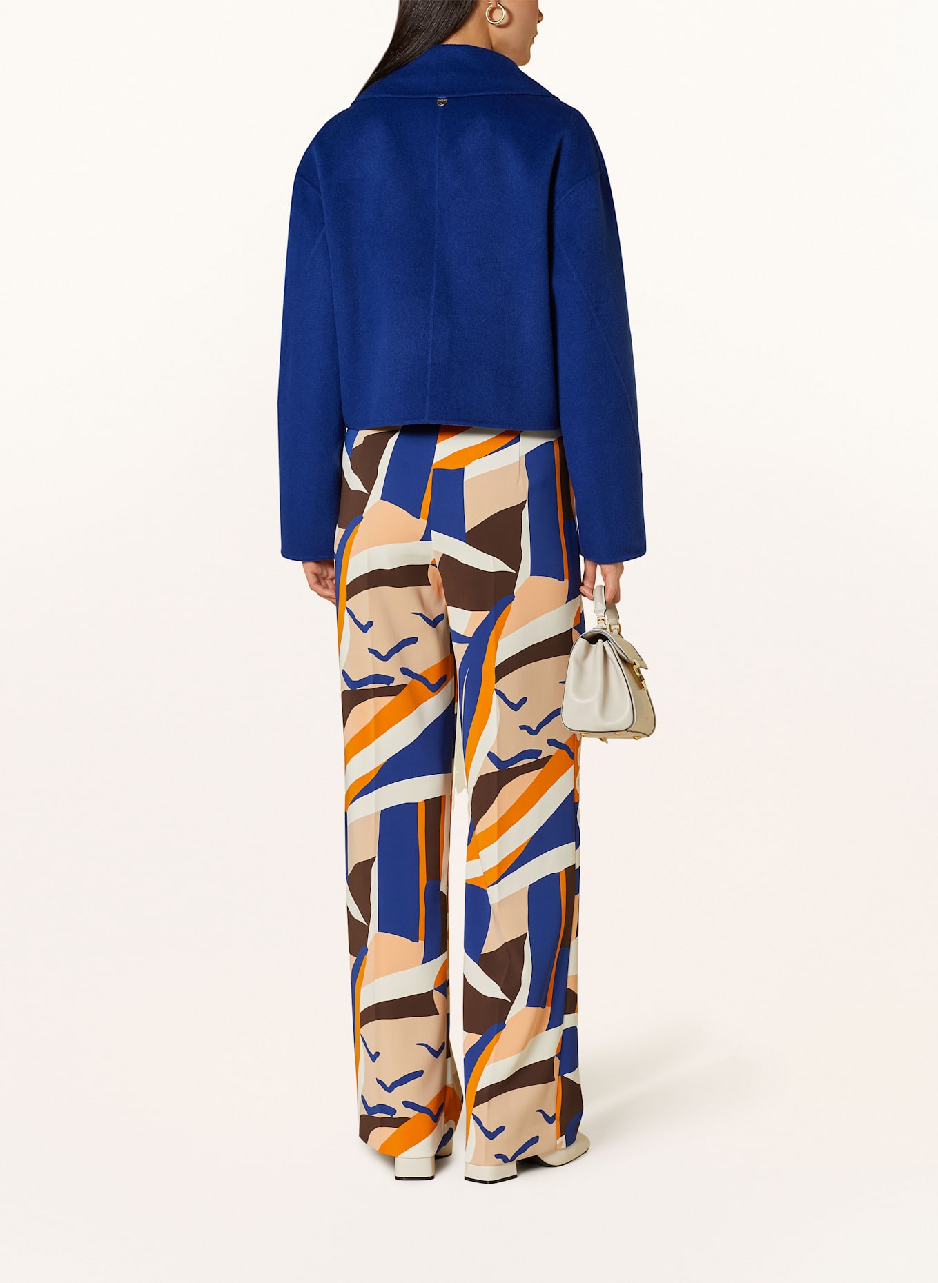 MARC CAIN Wide leg trousers WUKARI: 368 deep royal blue