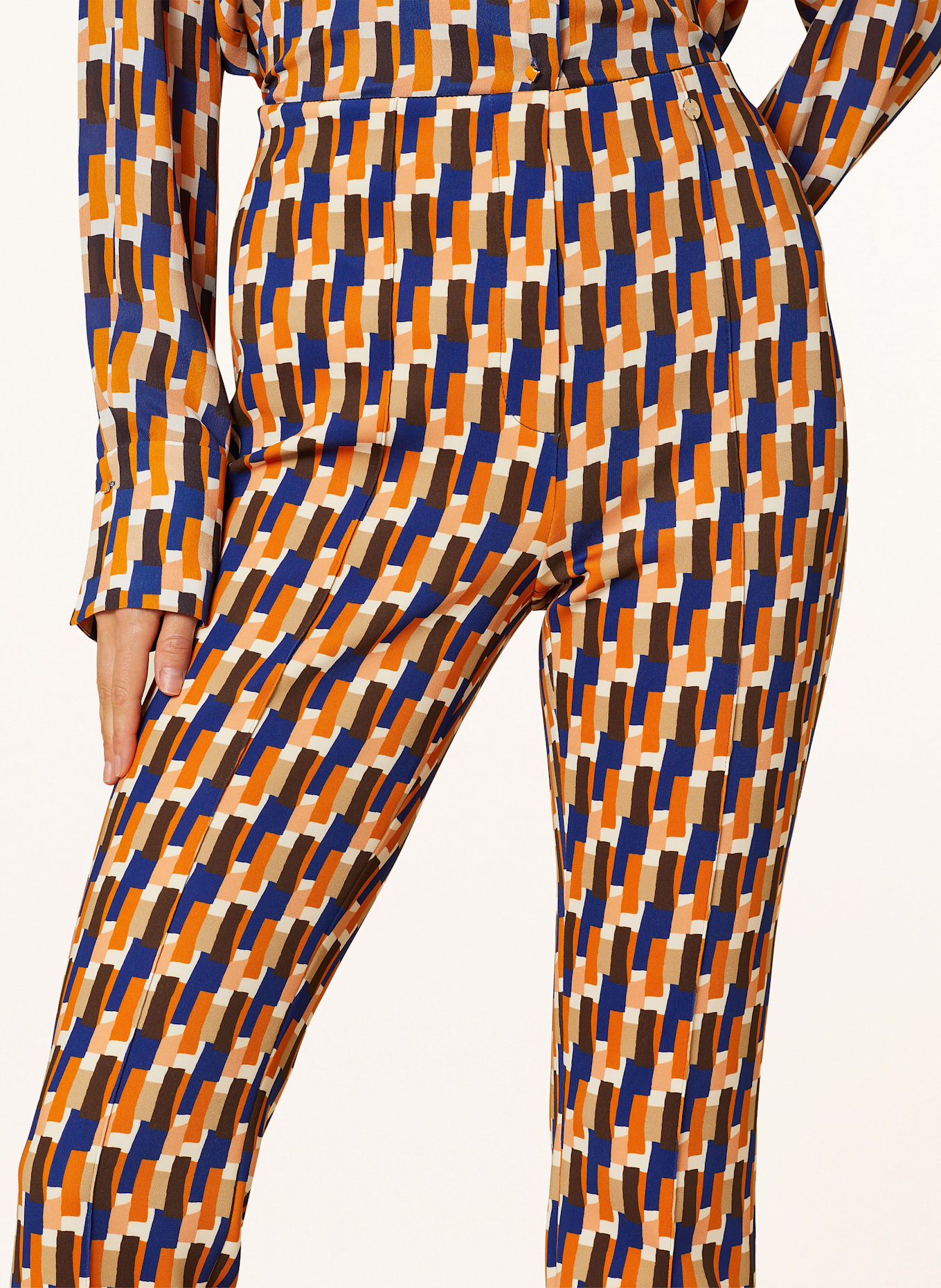 MARC CAIN Trousers FREDERICA: 368 deep royal blue