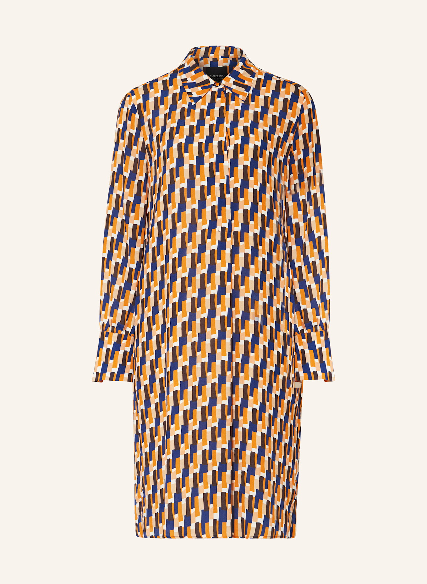 MARC CAIN Shirt dress: 368 deep royal blue