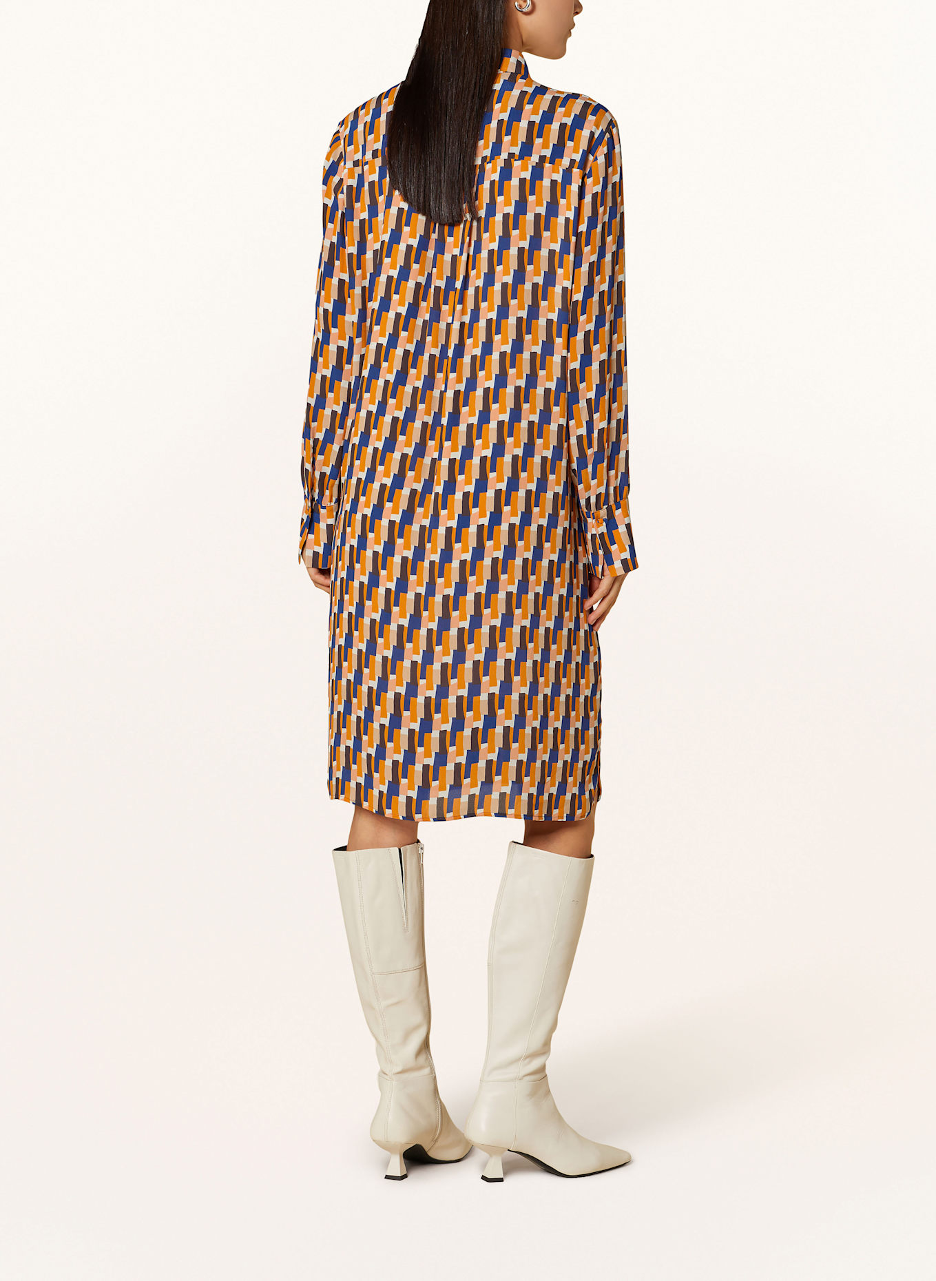 MARC CAIN Shirt dress: 368 deep royal blue