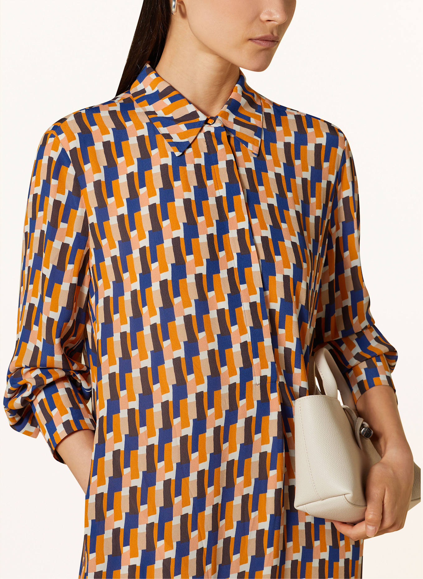 MARC CAIN Shirt dress: 368 deep royal blue