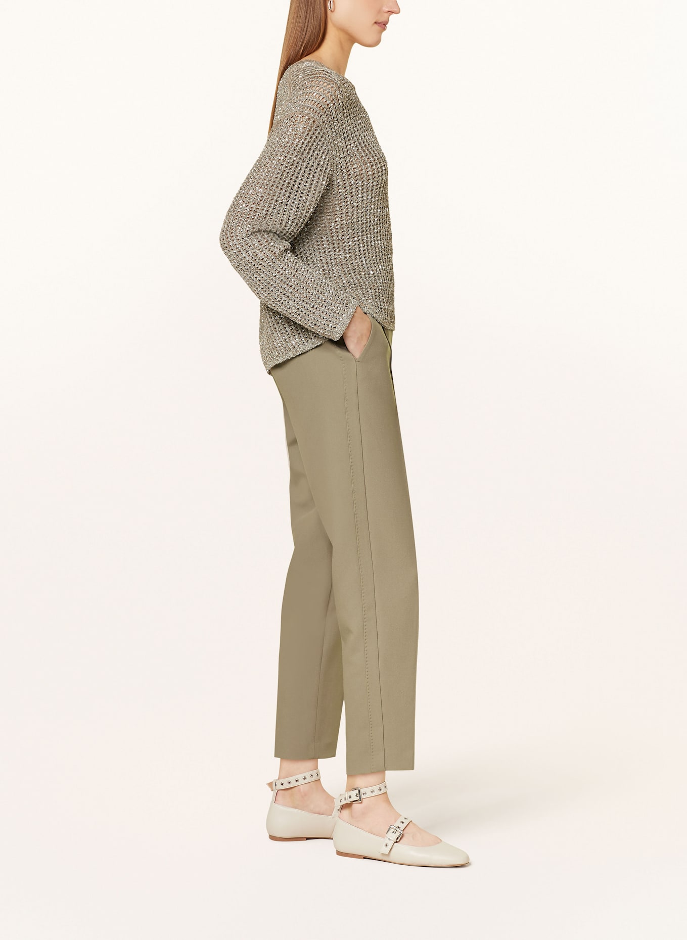 MARC CAIN Hose FORDON: 581 sage powder
