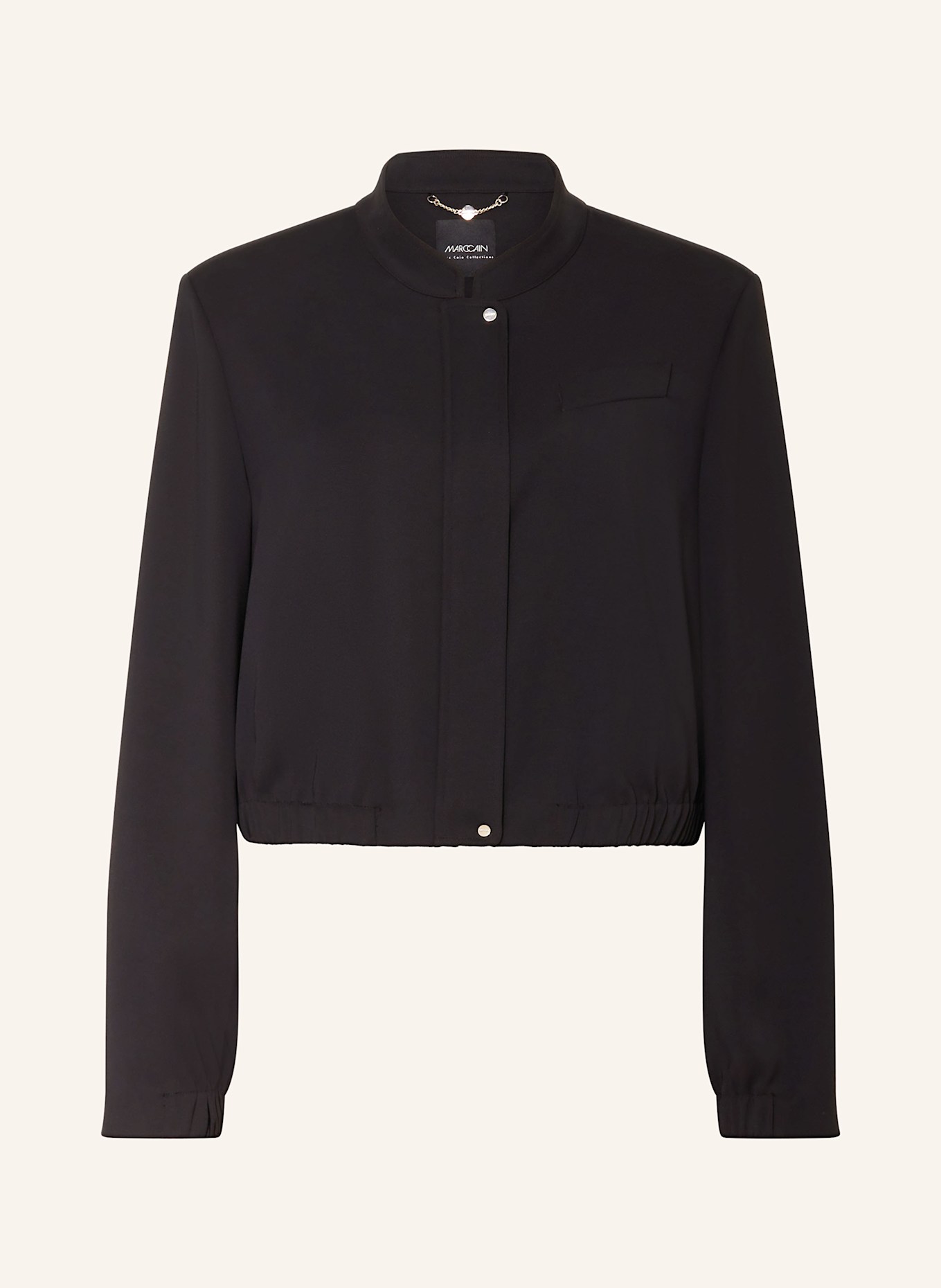 MARC CAIN Cropped-Blouson: SCHWARZ