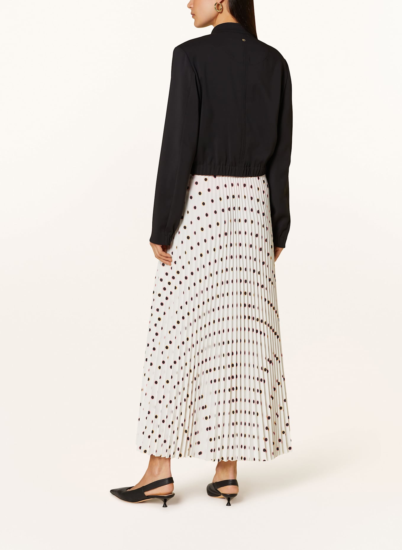 MARC CAIN Cropped-Blouson: SCHWARZ