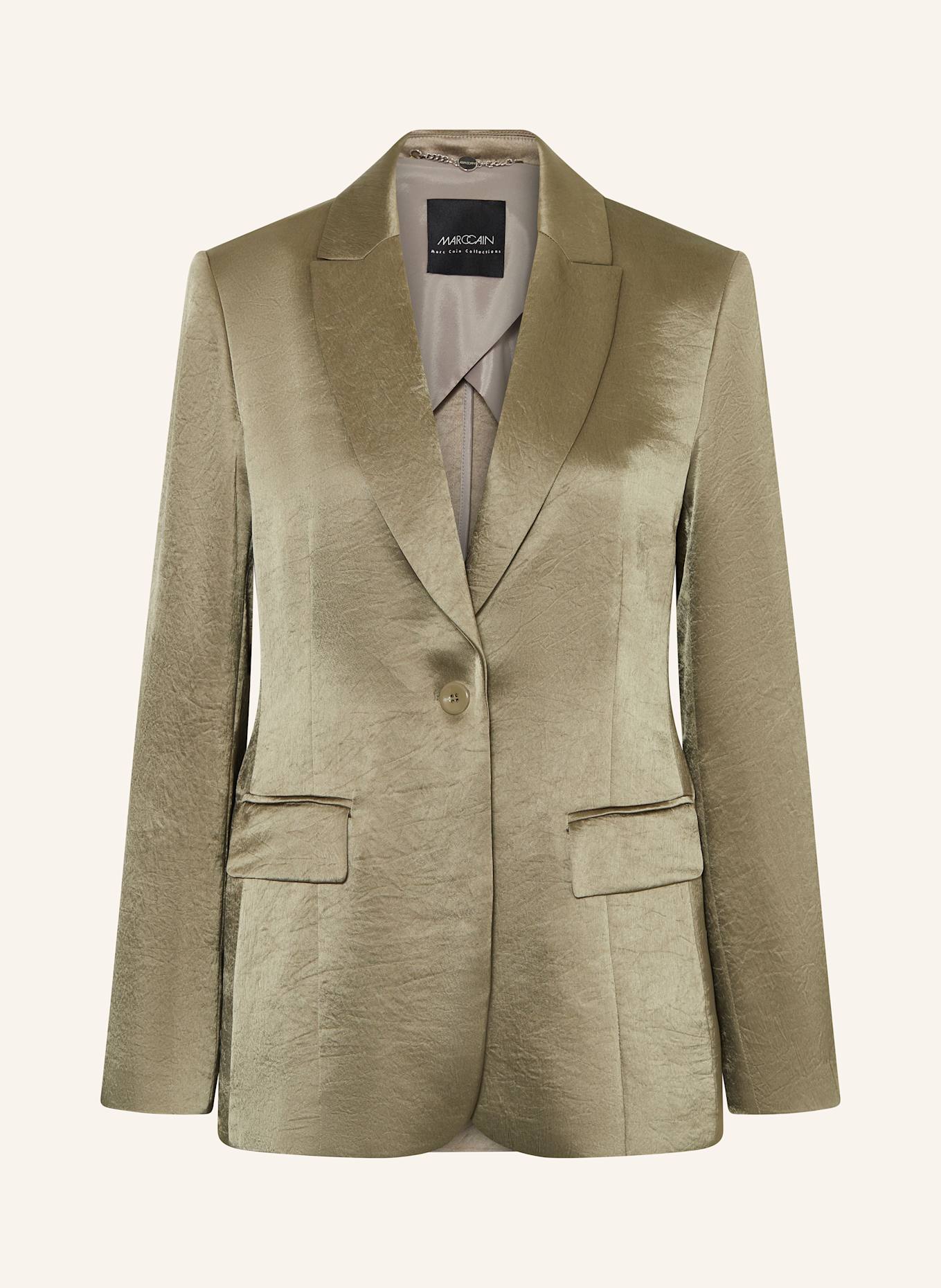 MARC CAIN Blazer: 581 sage powder