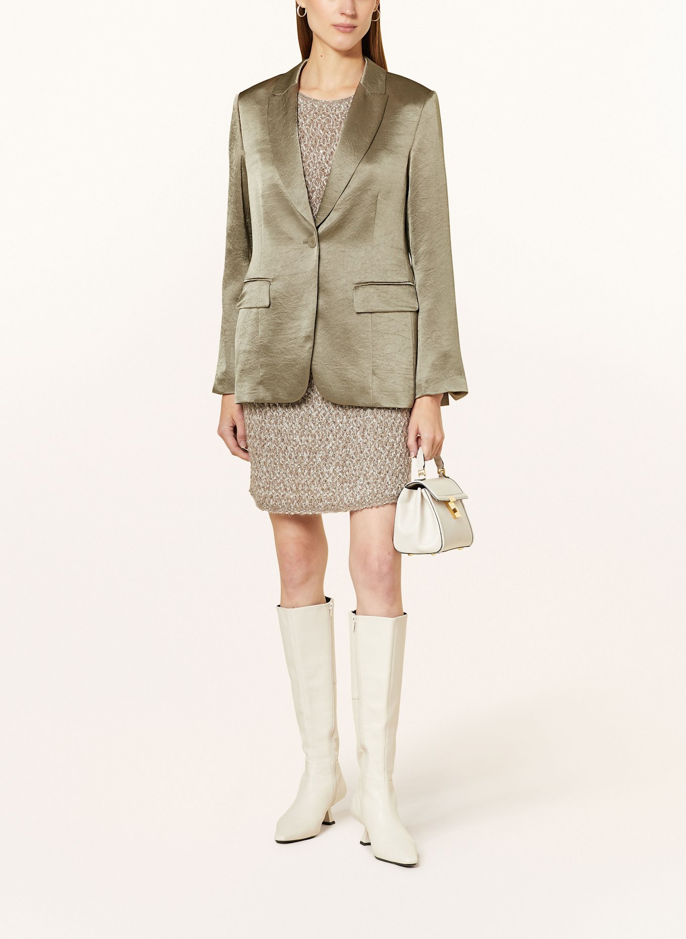 MARC CAIN Blazer: 581 sage powder