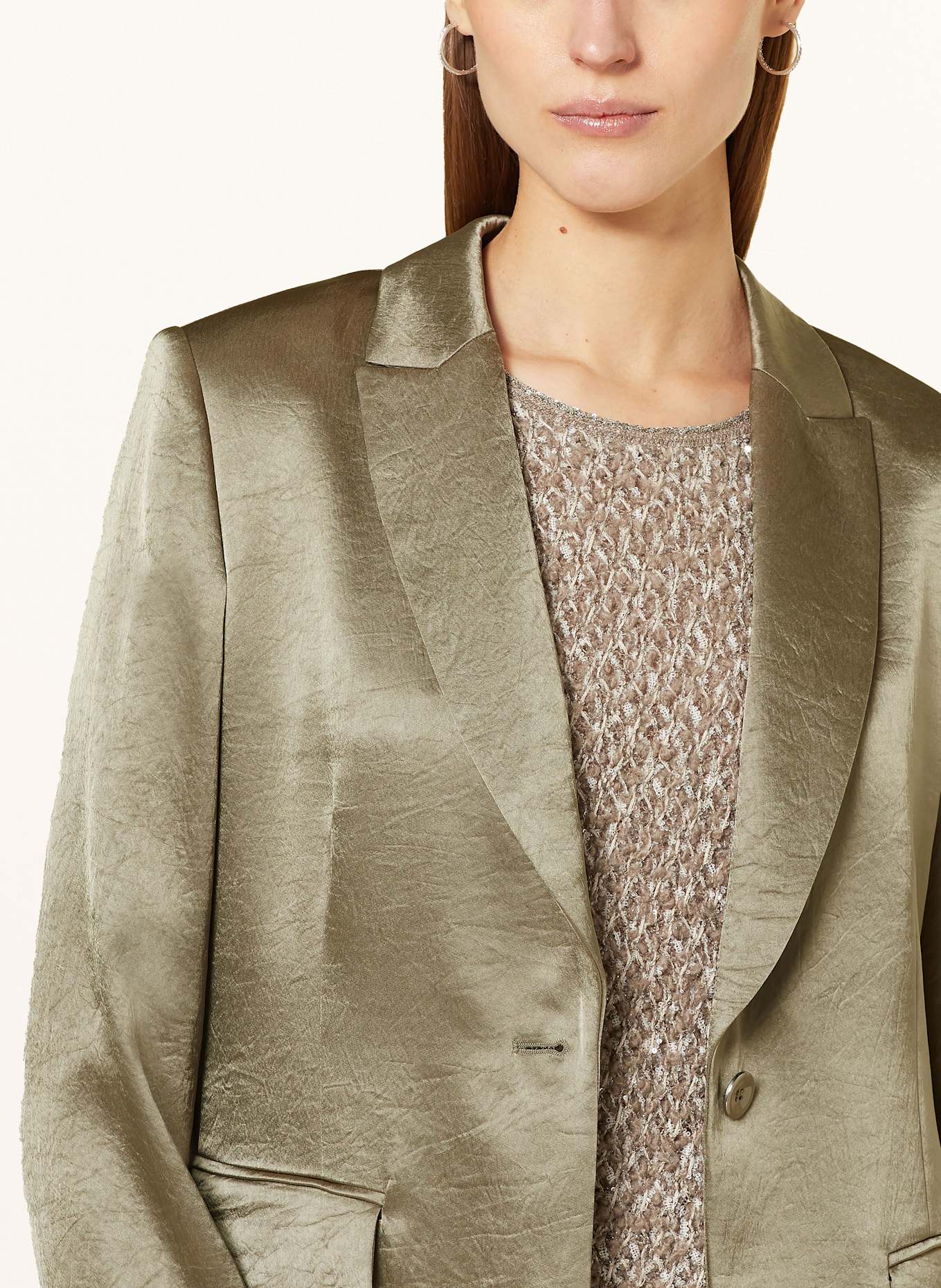 MARC CAIN Blazer: 581 sage powder