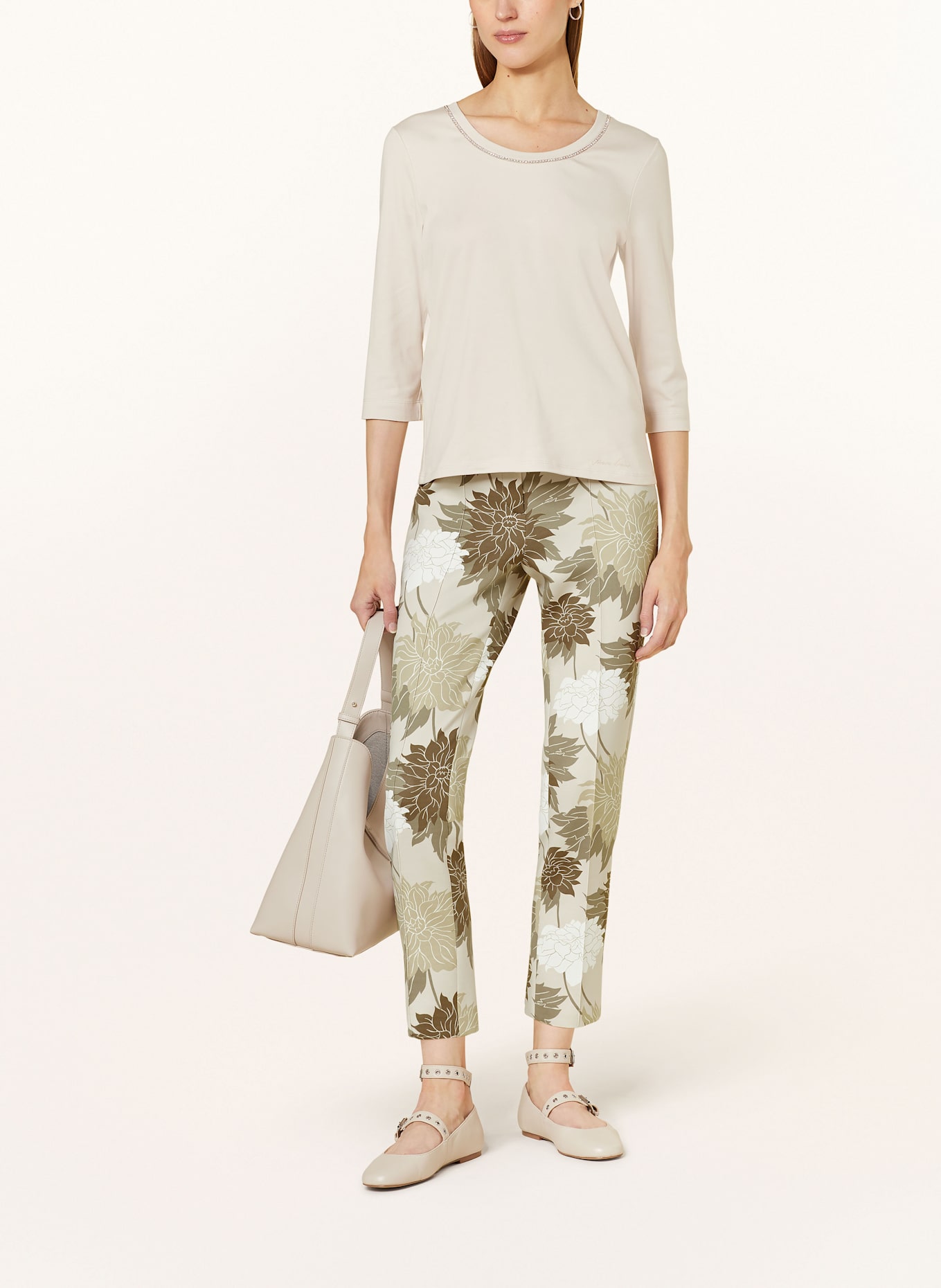 MARC CAIN Hose: 127 deep pearl