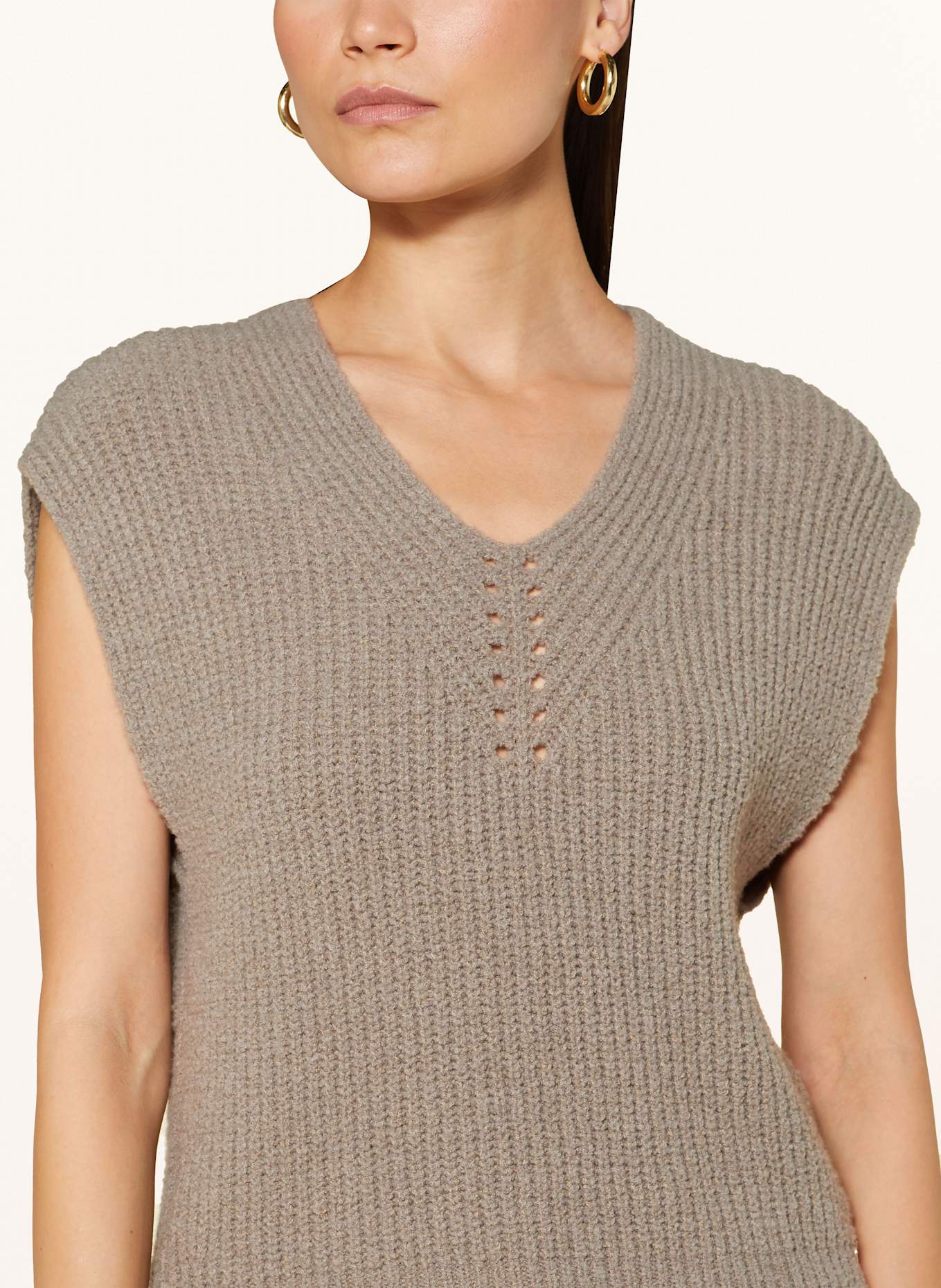 MARC CAIN Pullunder: 581 sage powder