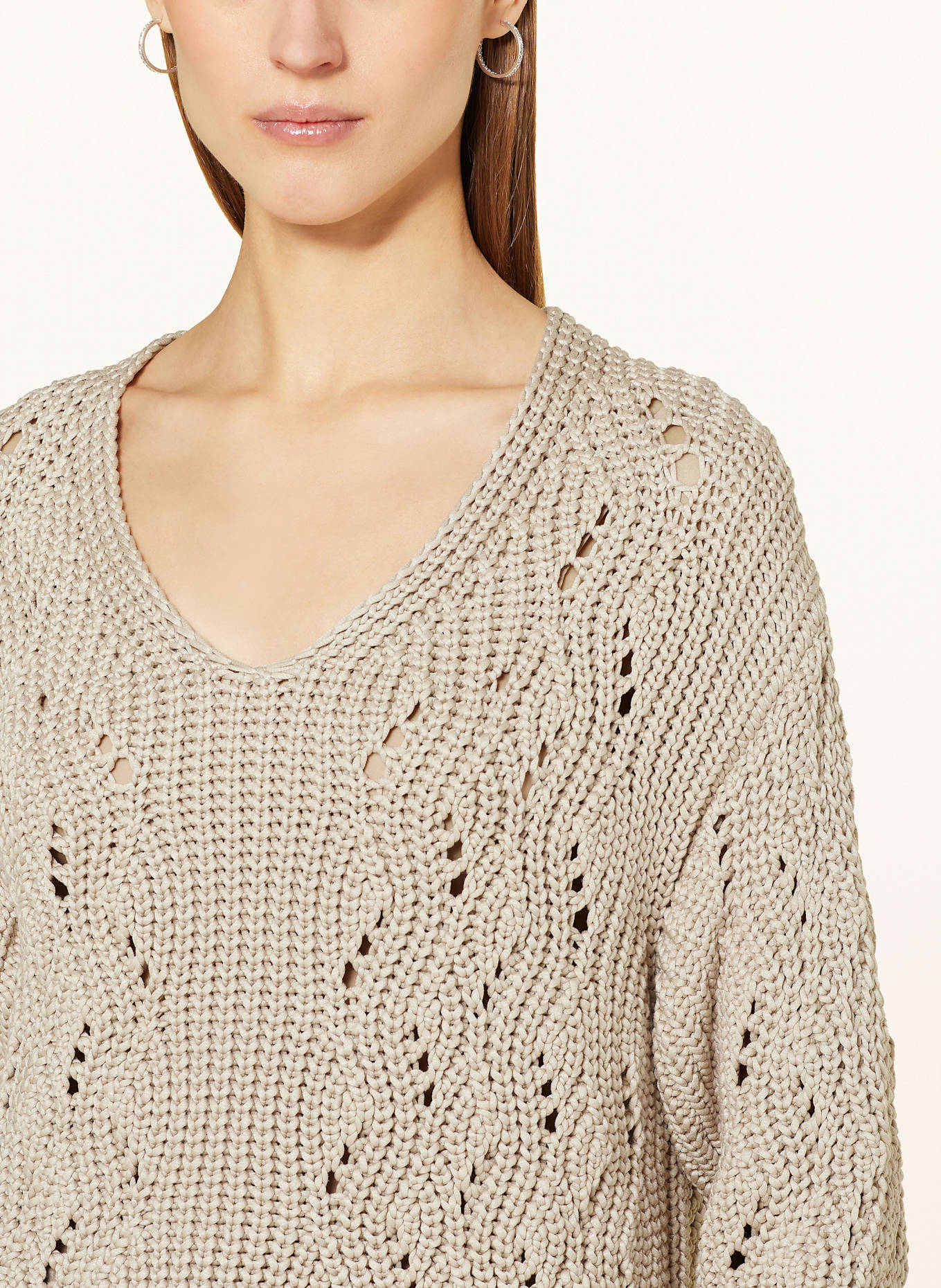 MARC CAIN Pullover: 127 deep pearl