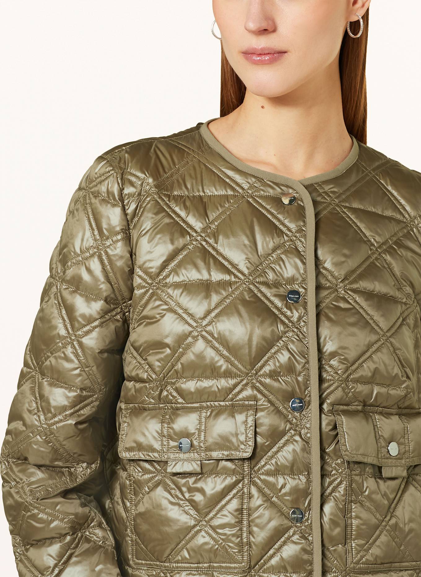 MARC CAIN Kurtka pikowana: 581 sage powder