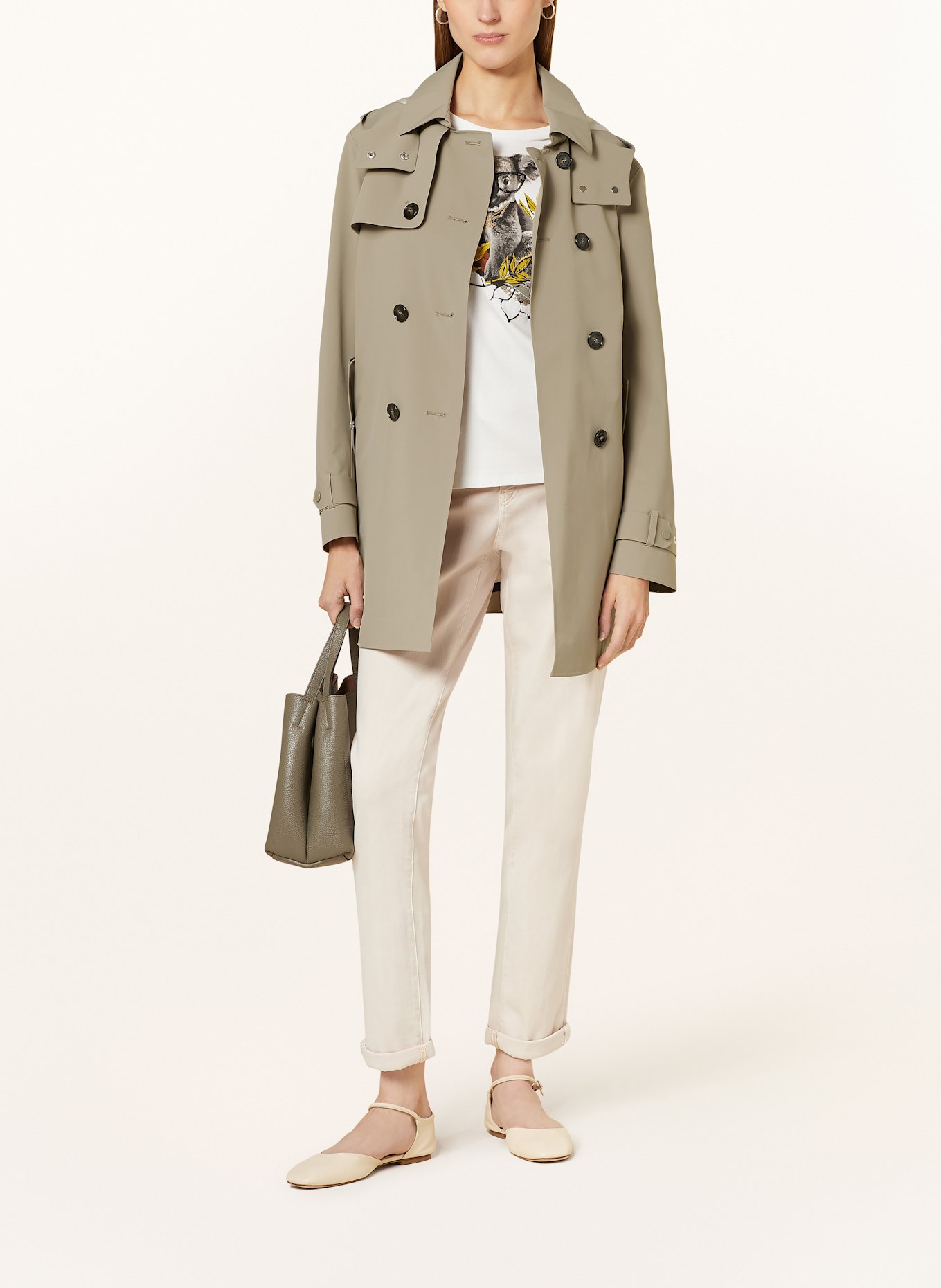 MARC CAIN Tričko s ozdobnými kamínky: 110 off