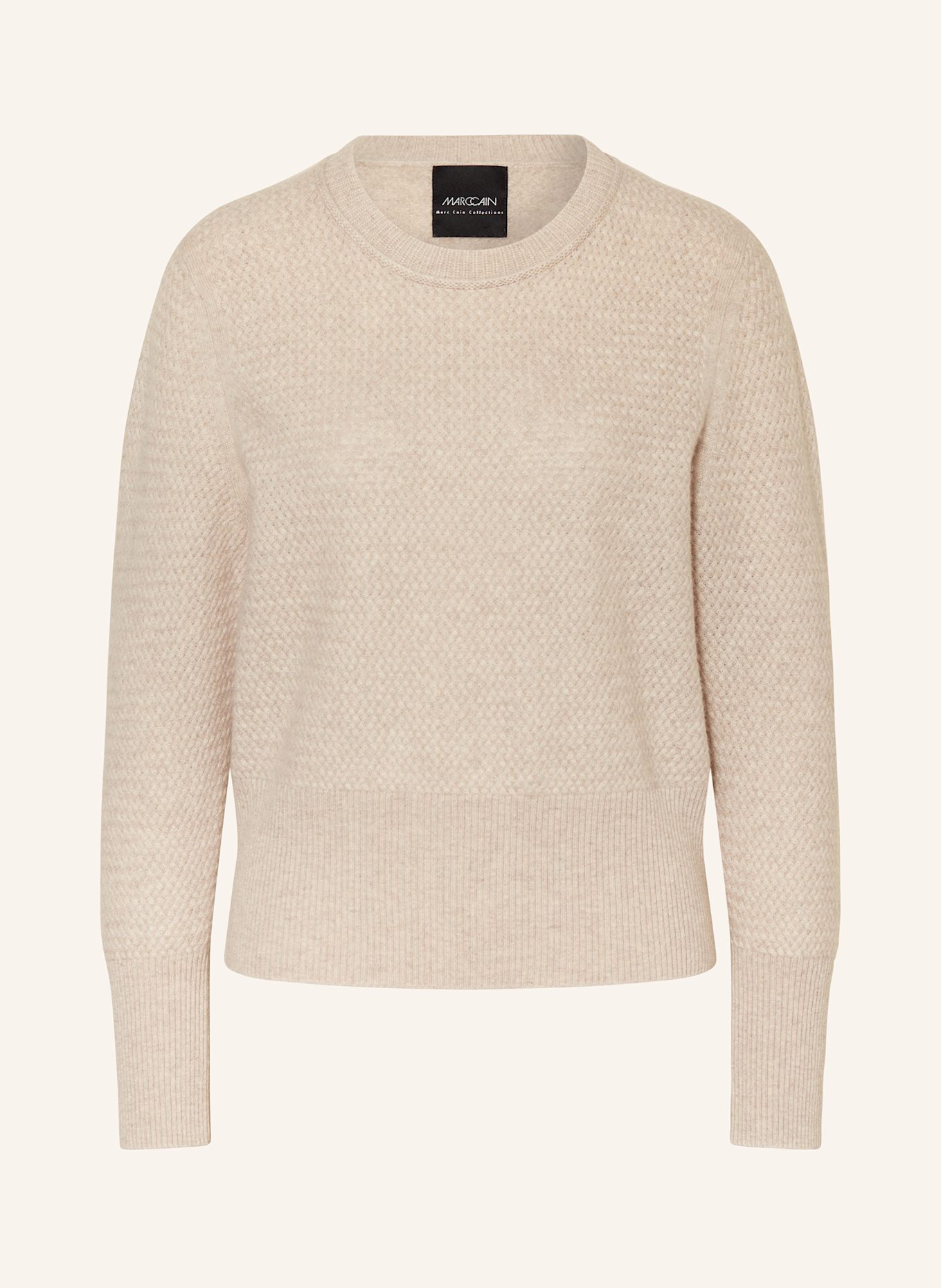 MARC CAIN Pull en cachemire: 129 new pearl melange
