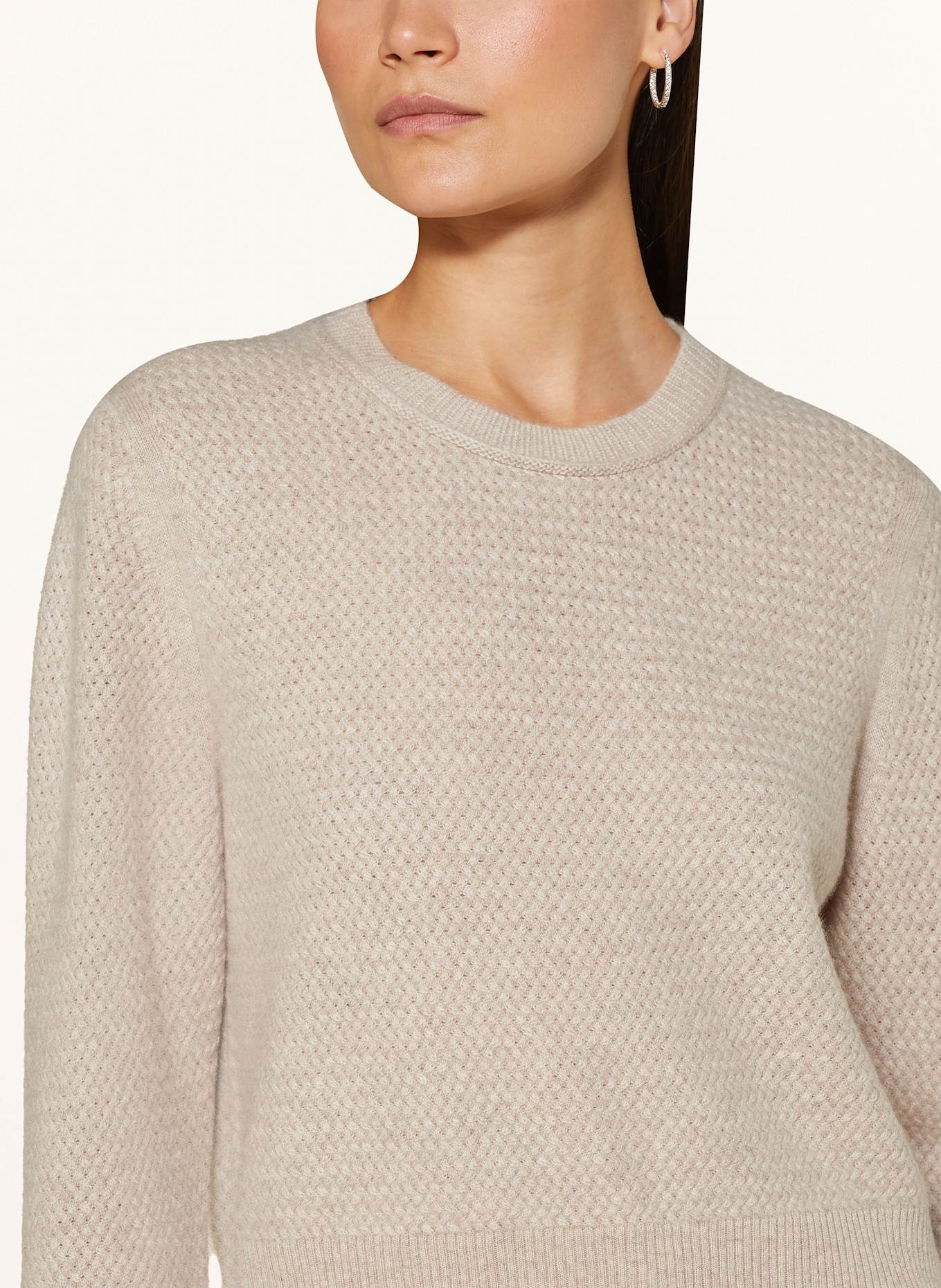 MARC CAIN Pull en cachemire: 129 new pearl melange