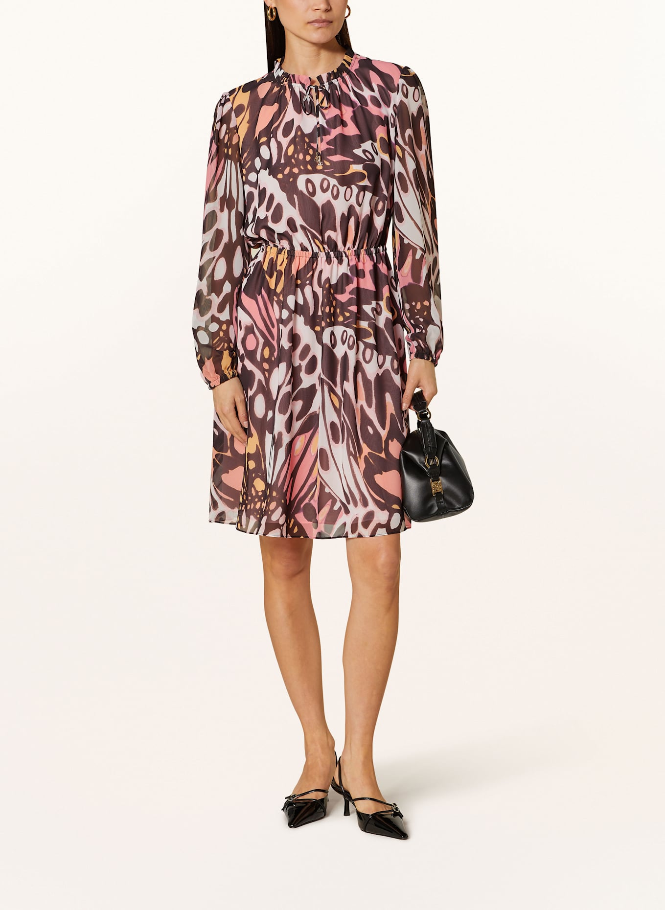 MARC CAIN Kleid: 236 bright candy pink