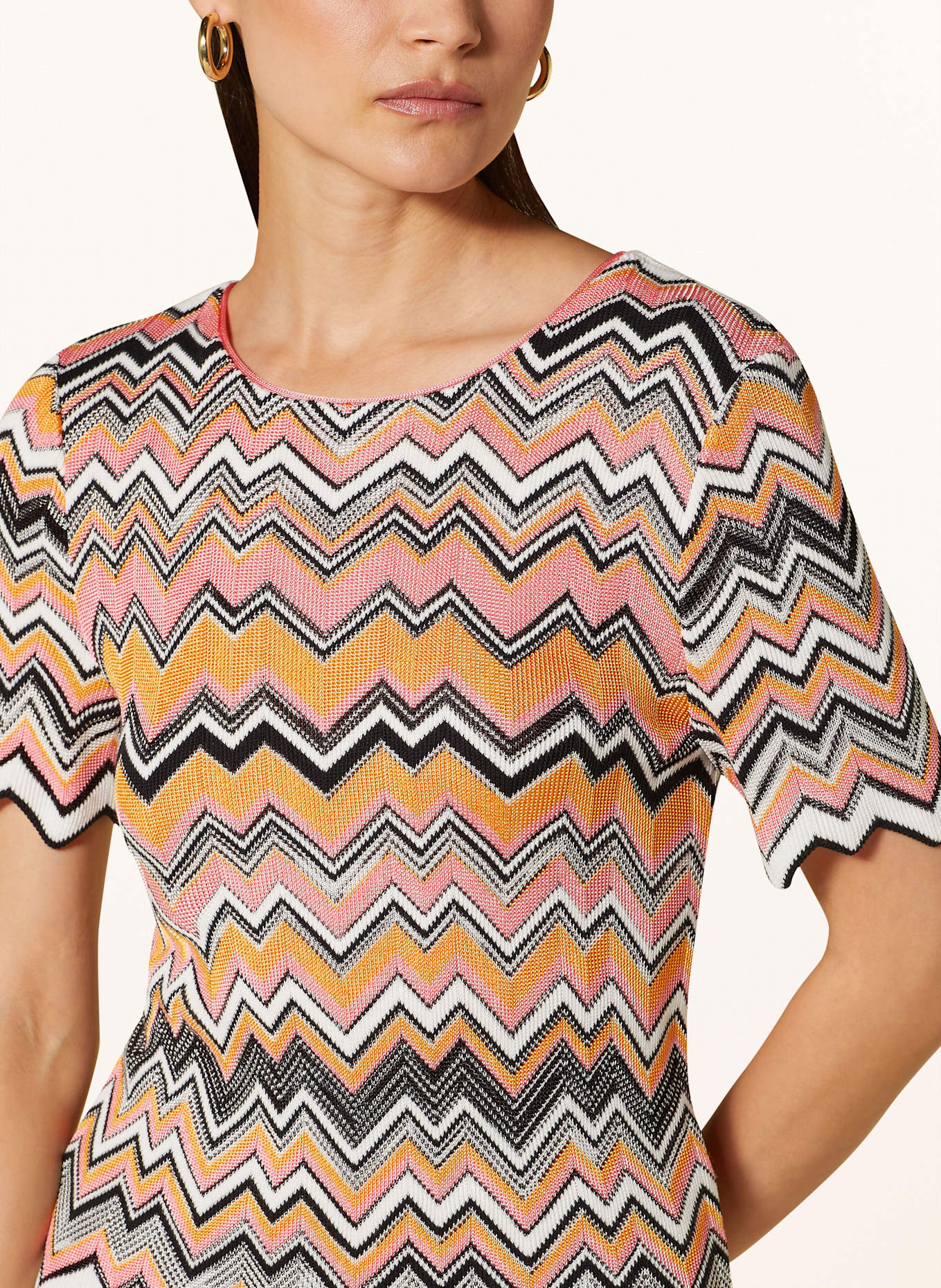 MARC CAIN Strickshirt: 236 bright candy pink