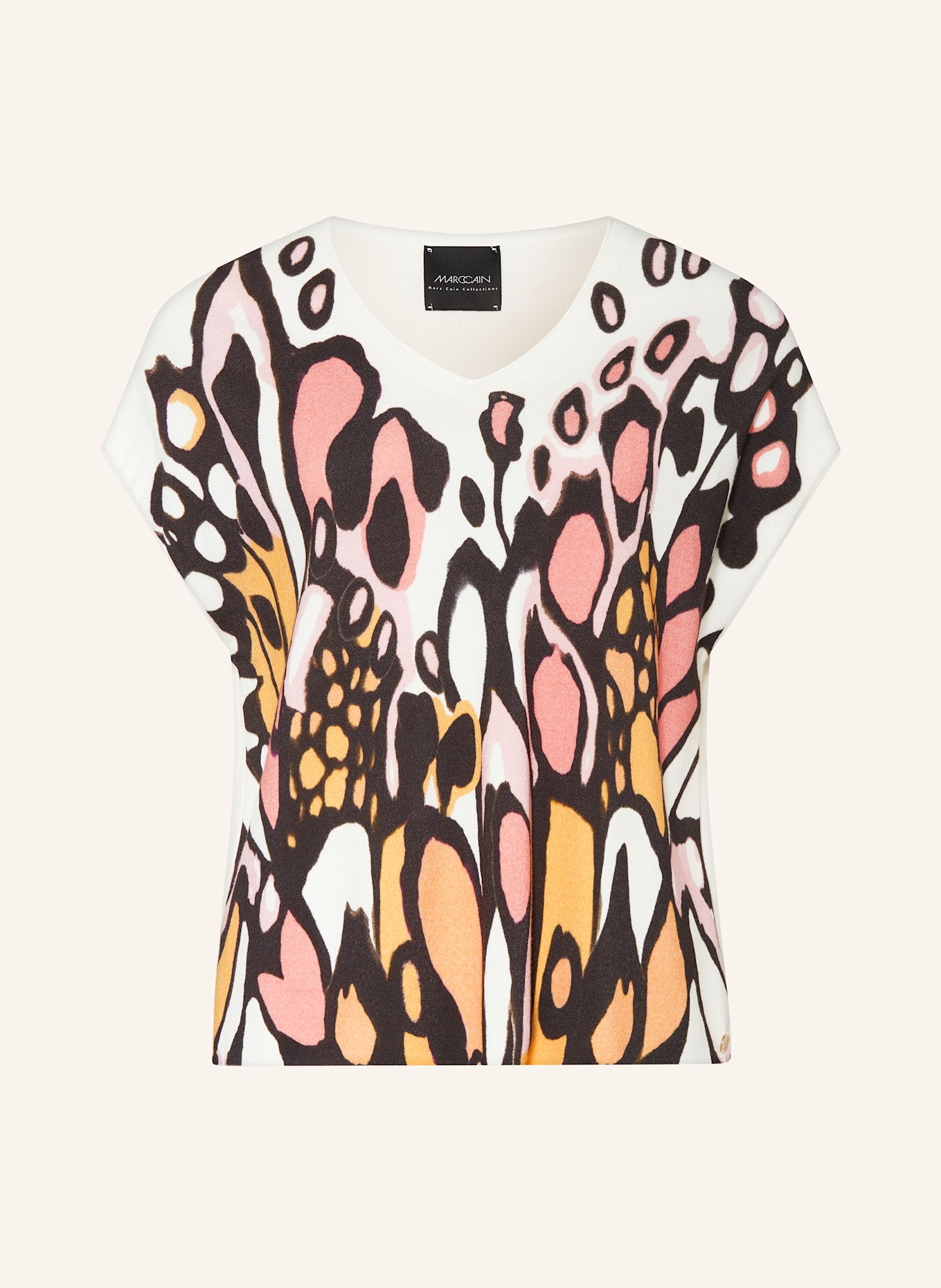 MARC CAIN Úpletové tričko: 236 bright candy pink