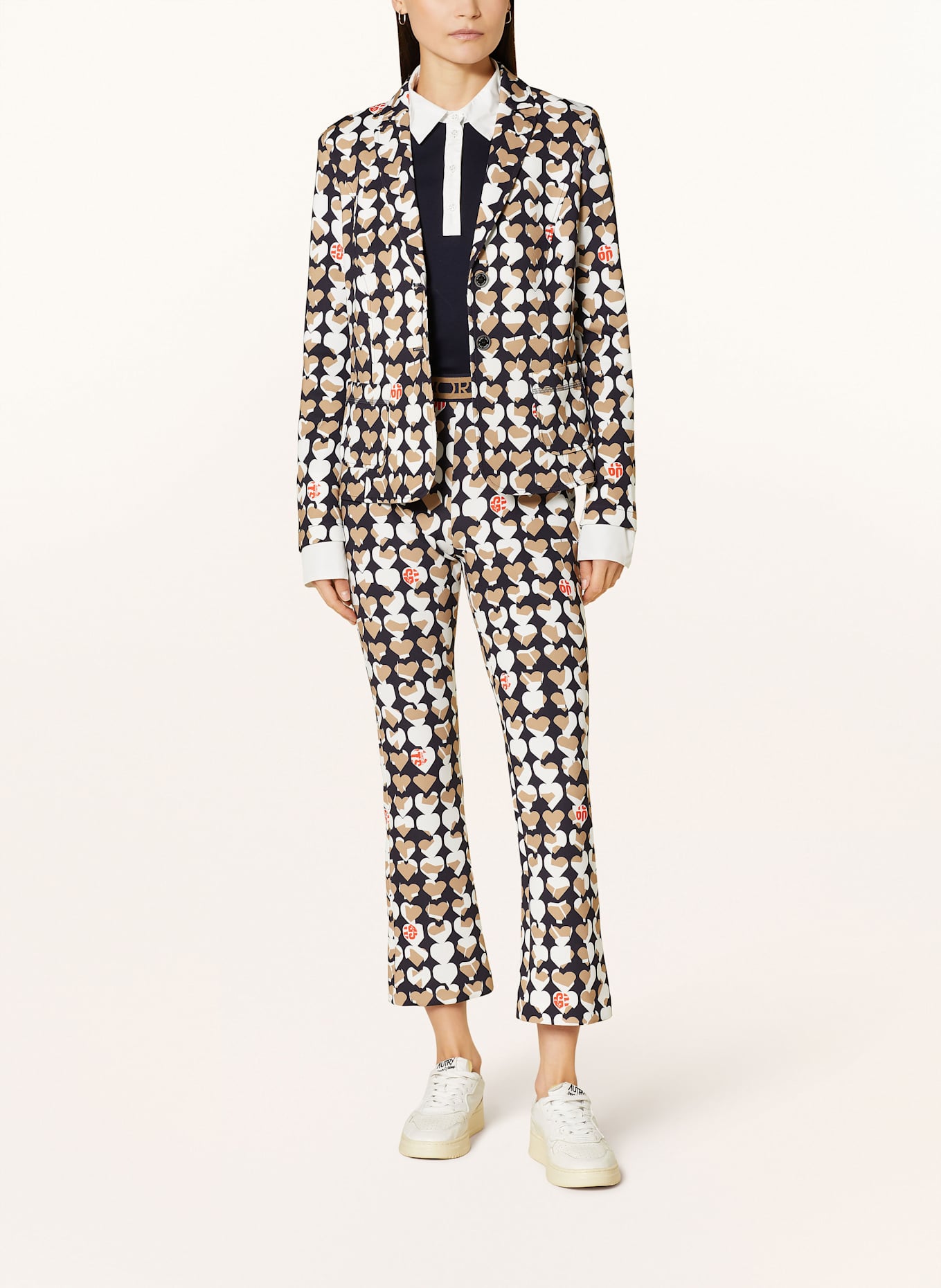 MARC CAIN Spodnie FREDERICA: 394 navy