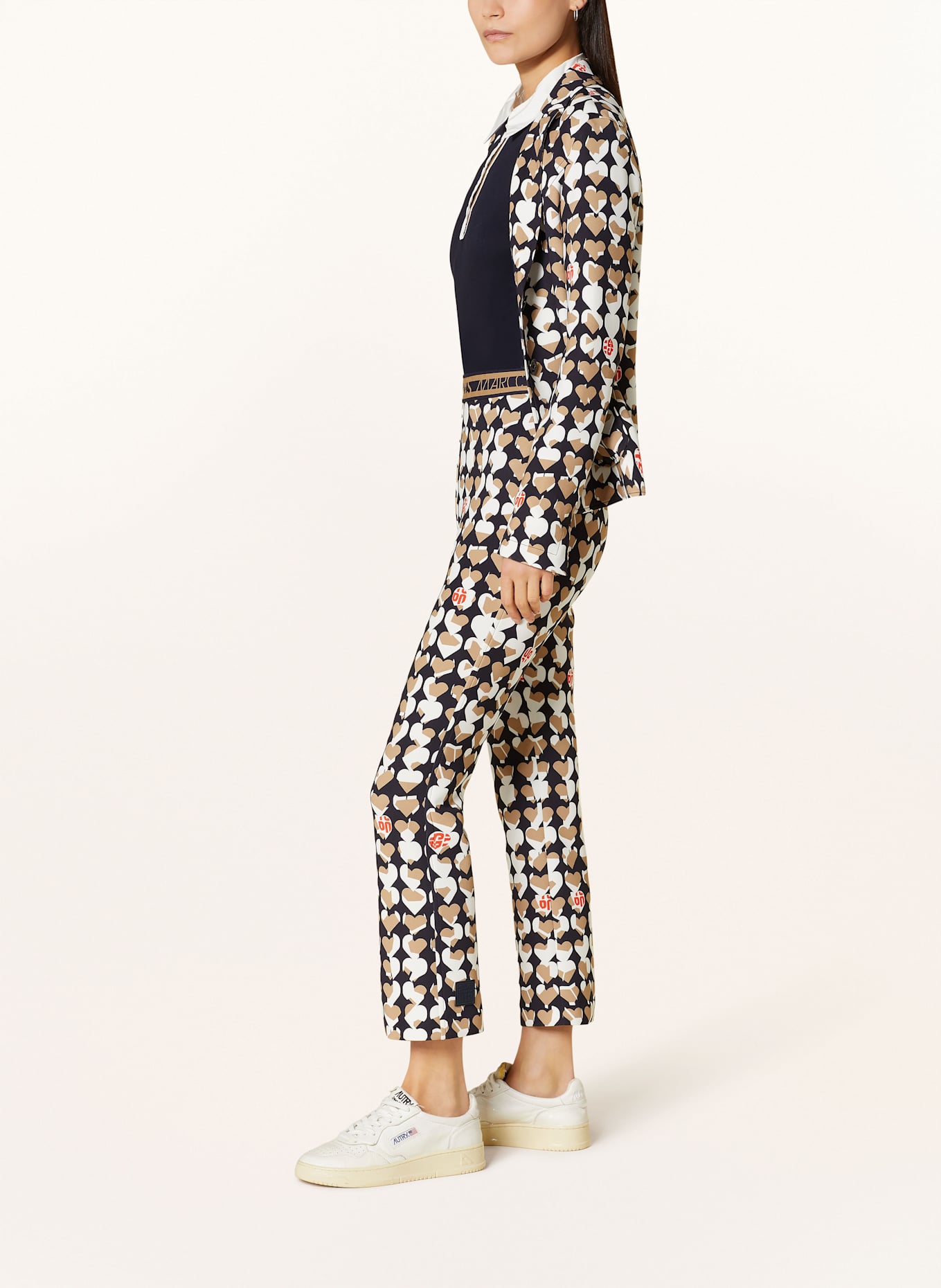 MARC CAIN Spodnie FREDERICA: 394 navy