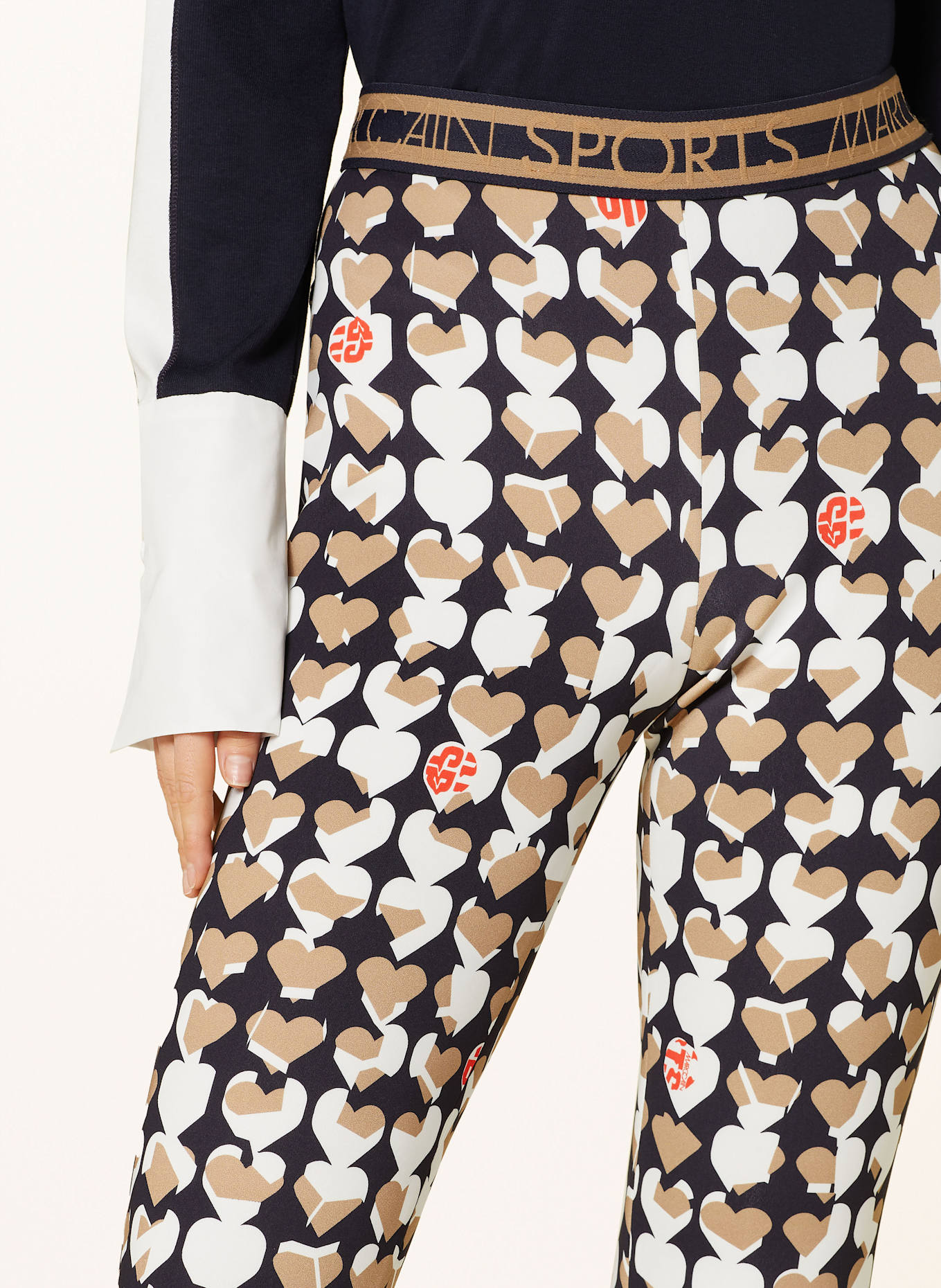 MARC CAIN Spodnie FREDERICA: 394 navy