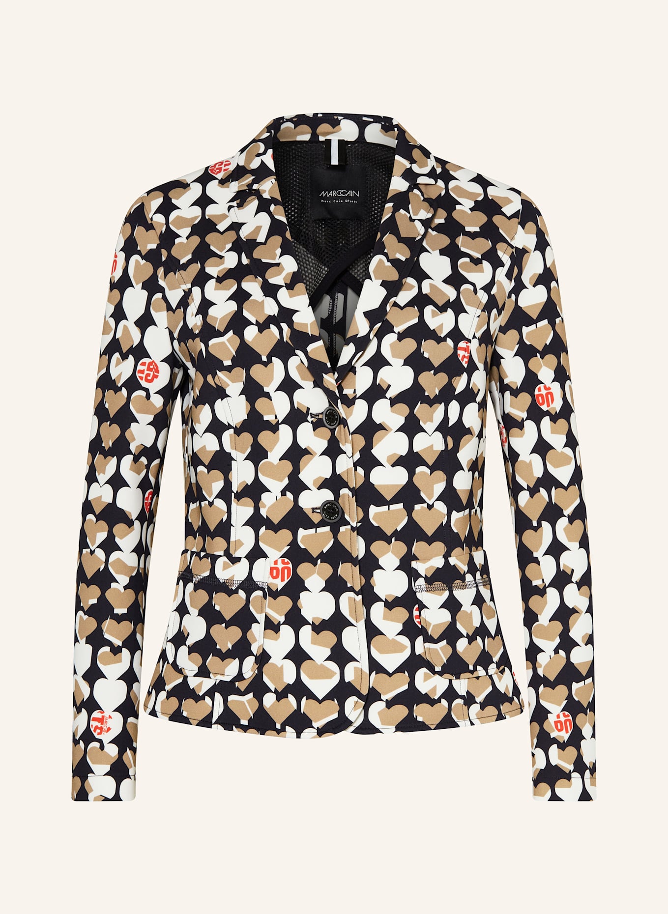 MARC CAIN Sweat-Blazer: 394 navy