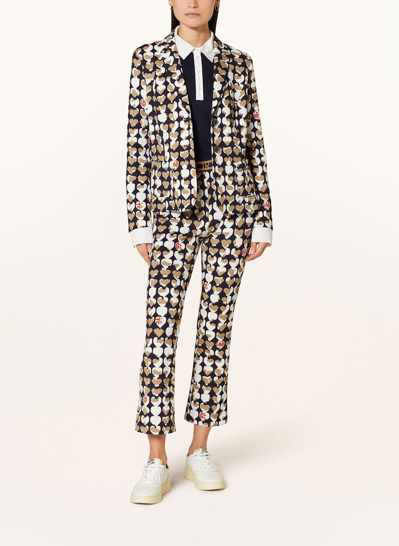 MARC CAIN Sweat-Blazer: 394 navy