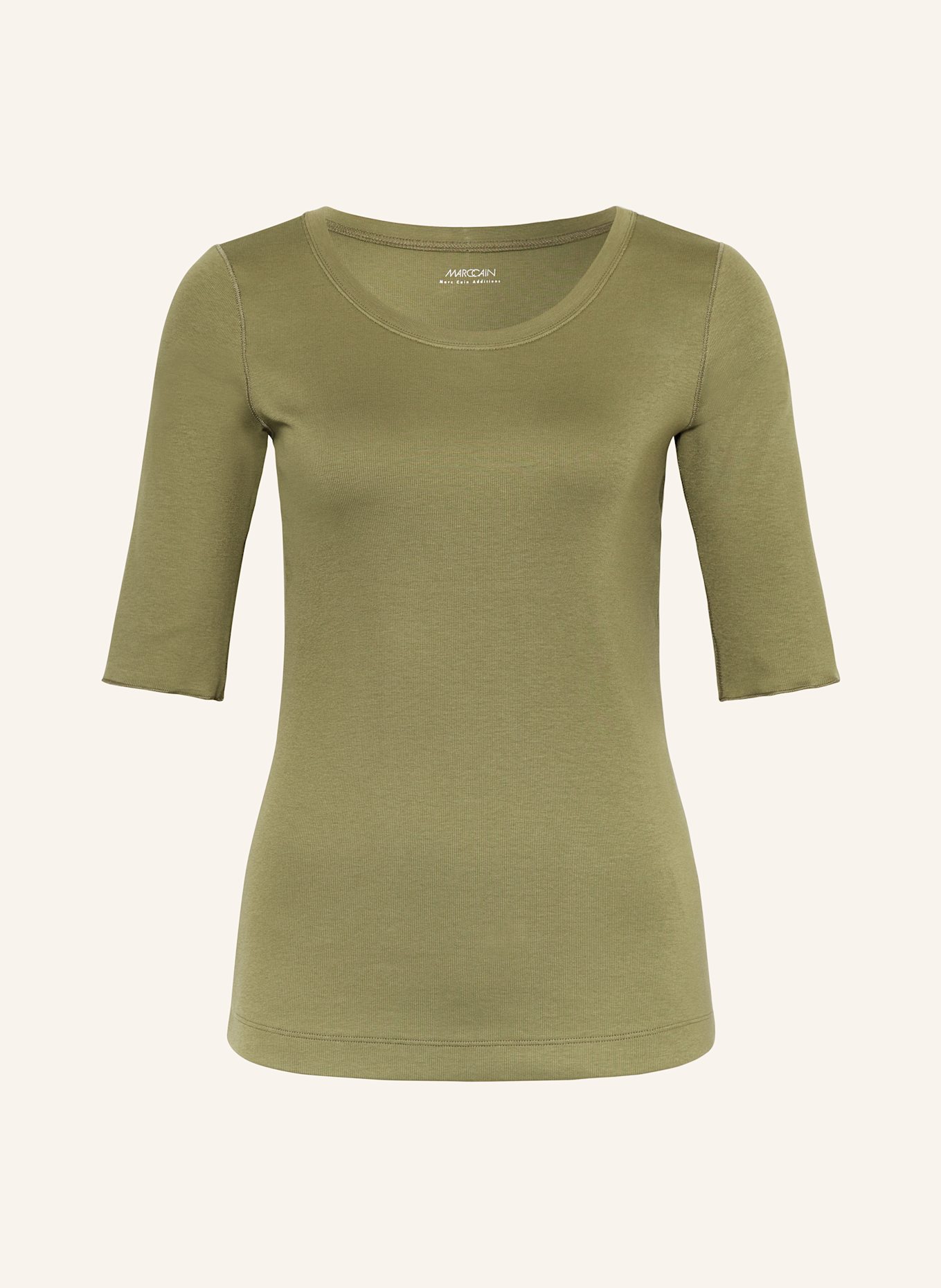MARC CAIN Tričko: 593 deep olive green