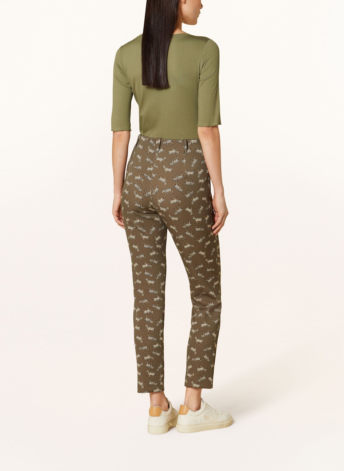 MARC CAIN Tričko: 593 deep olive green