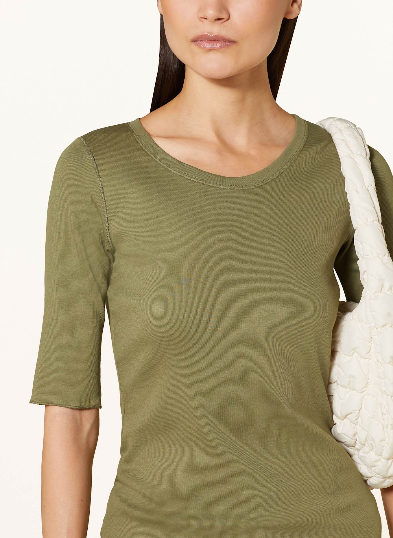 MARC CAIN Tričko: 593 deep olive green