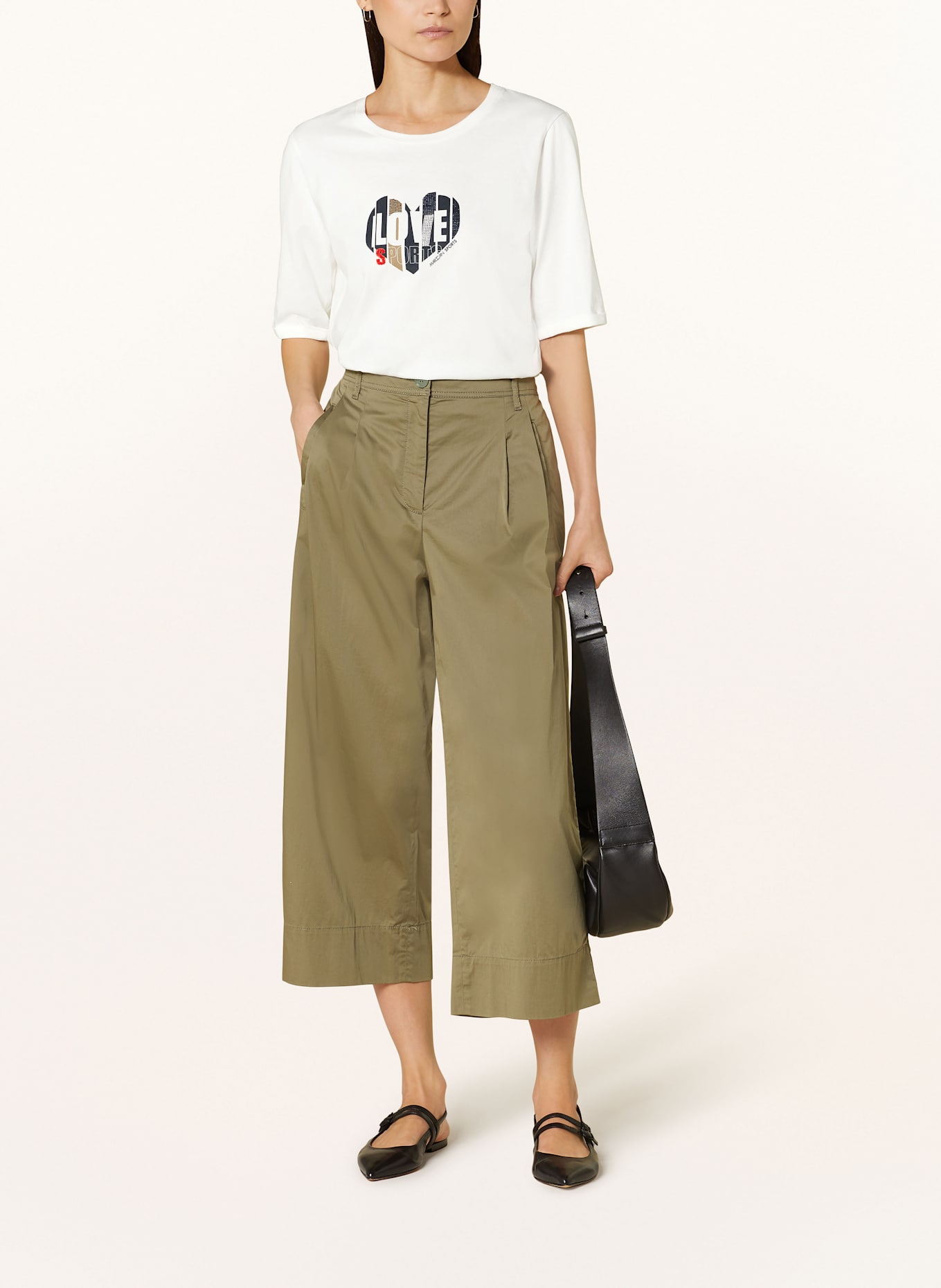 MARC CAIN T-shirt avec pierres décoratives: 110 off