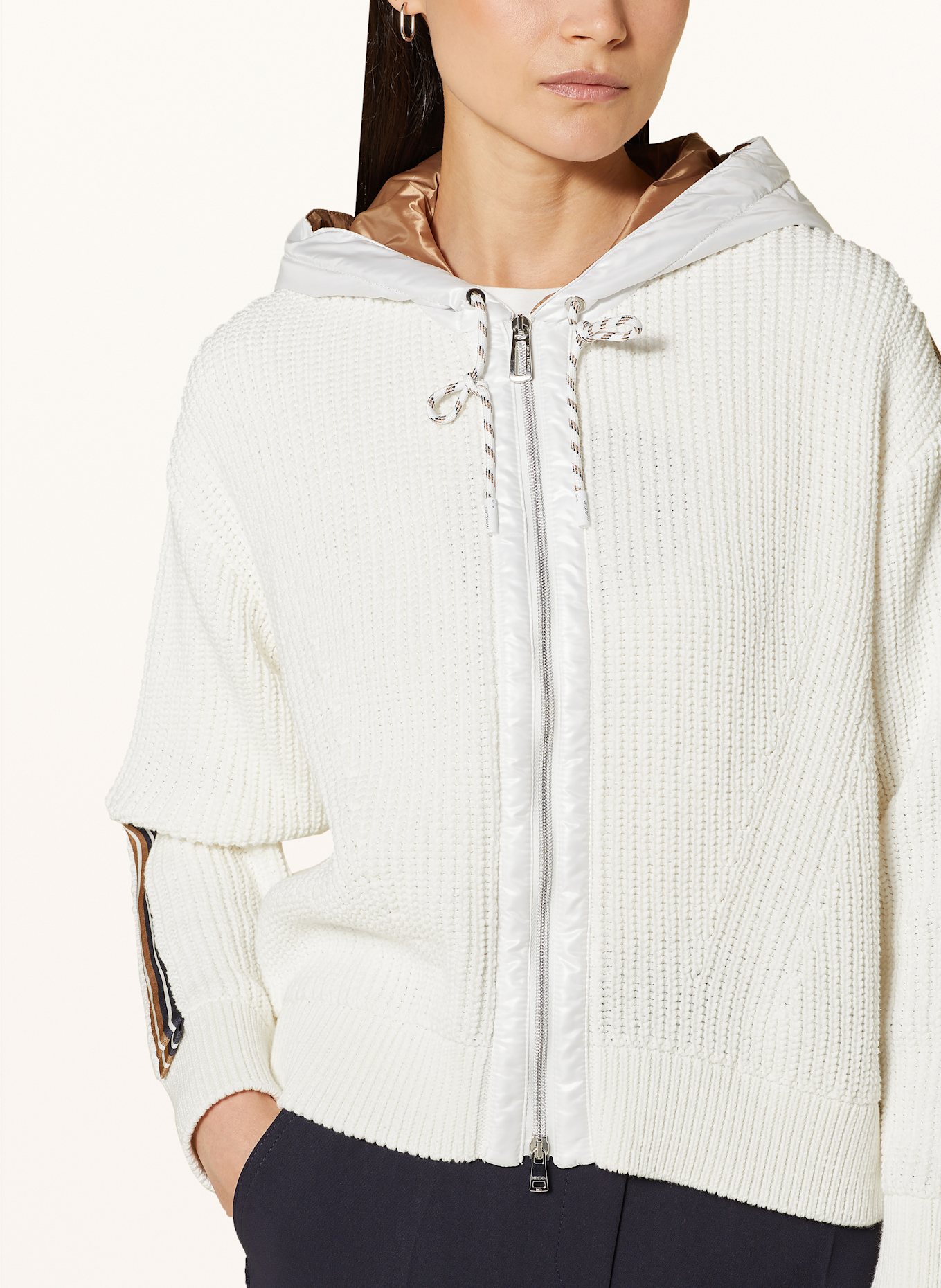 MARC CAIN Cardigan in mixed materials: 110 off