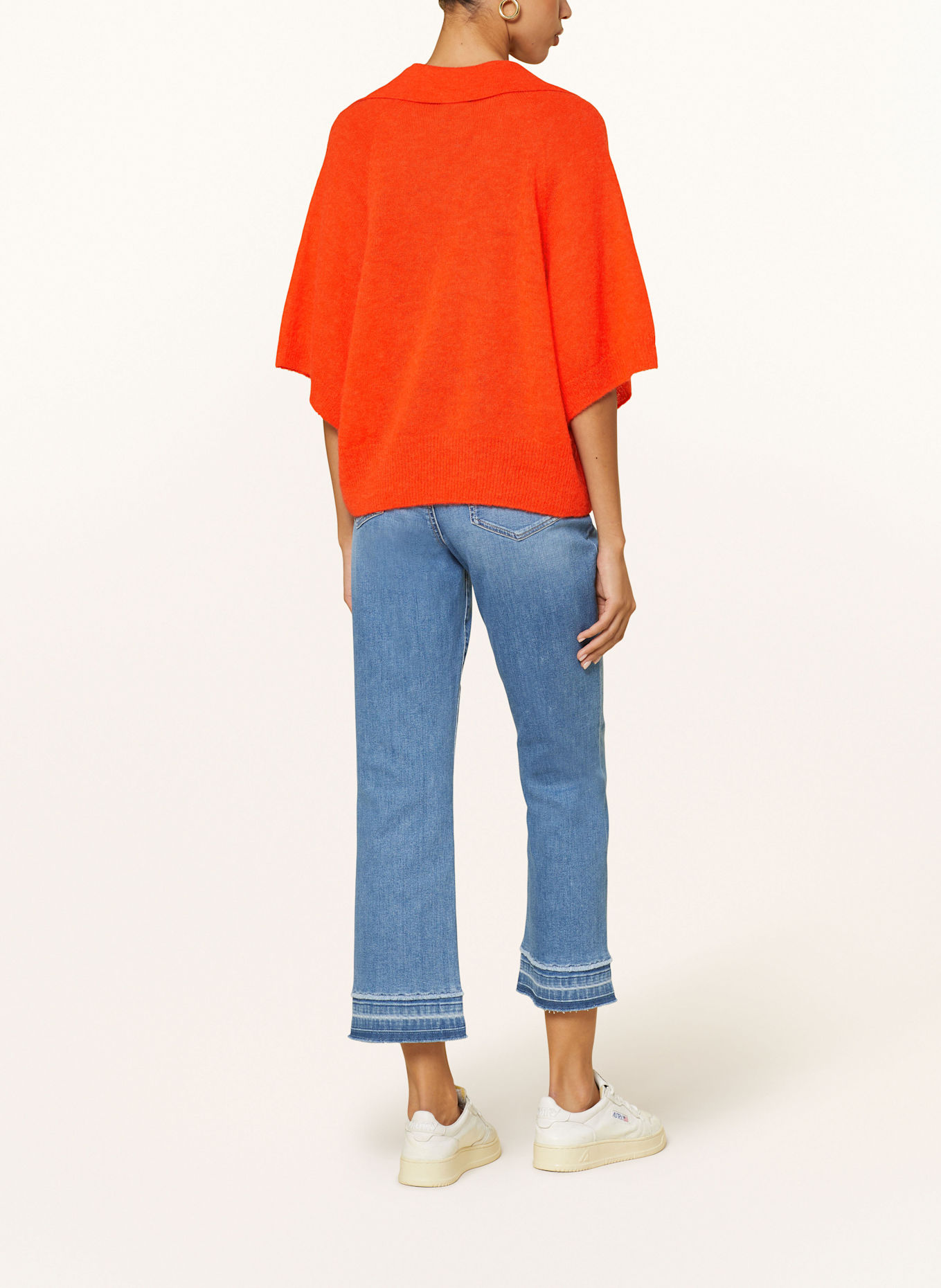 MARC CAIN Pullover mit Alpaka und 3/4-Arm: 278 campari