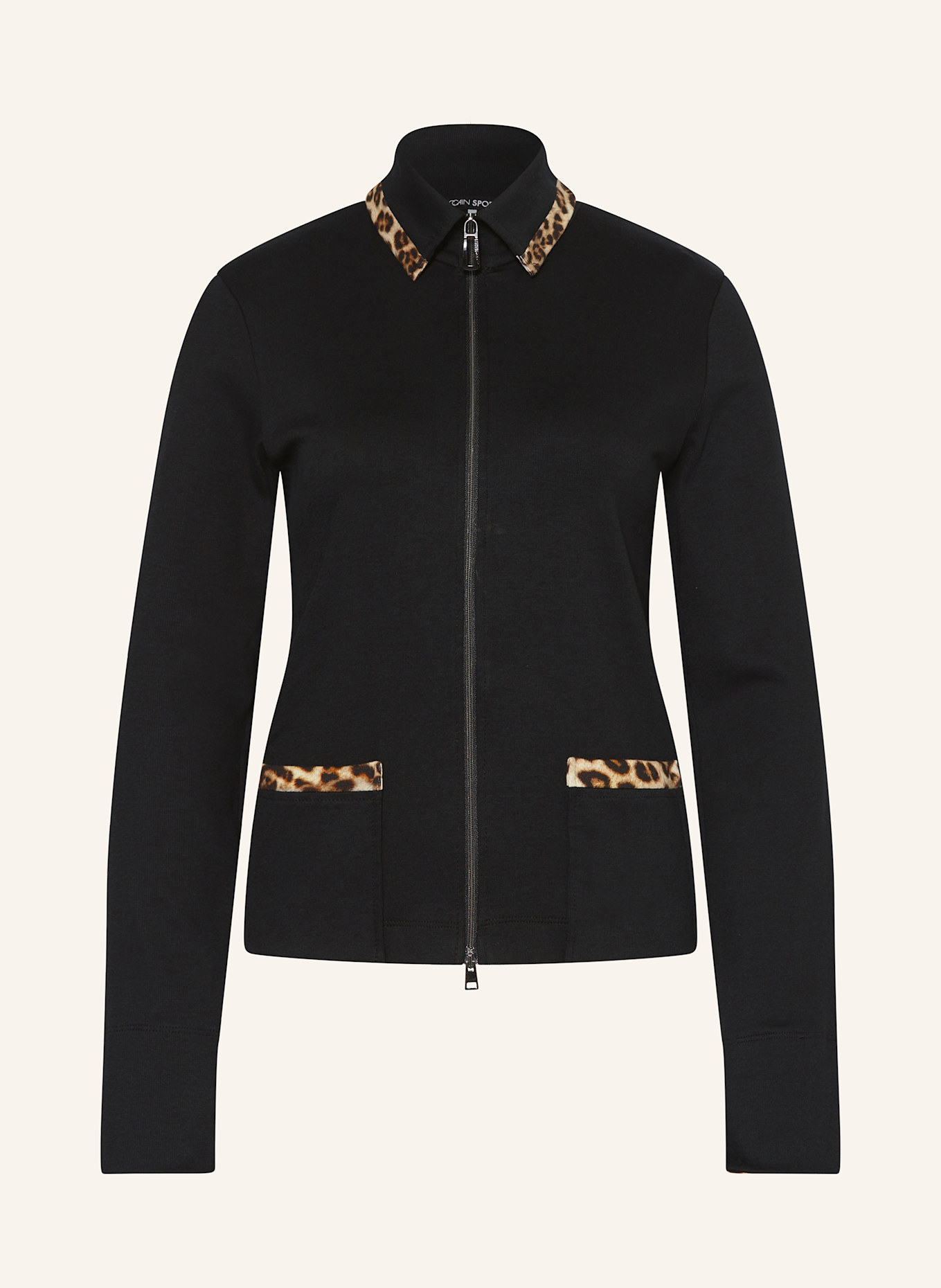 MARC CAIN Sweatjacke: 900 BLACK