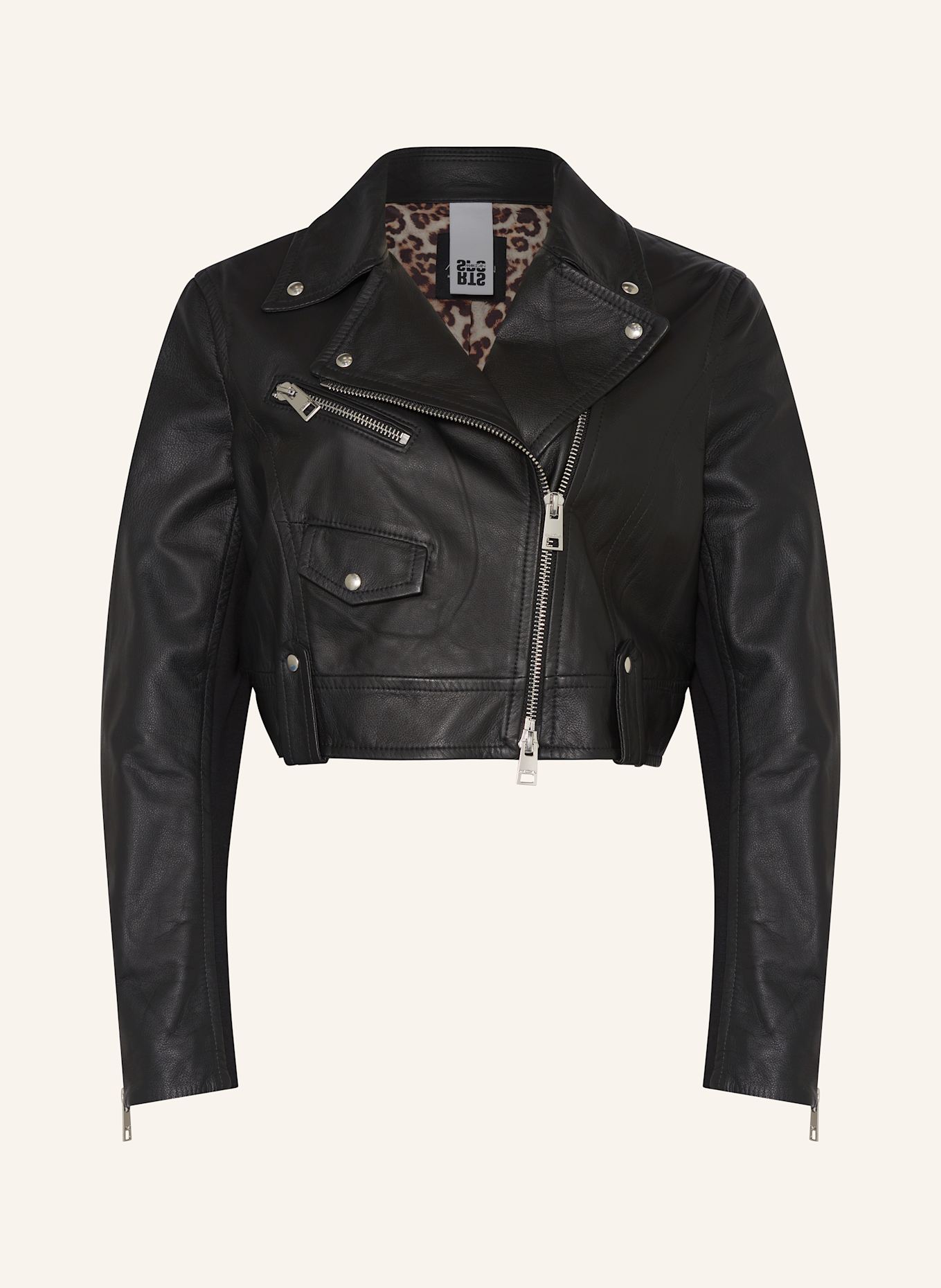 MARC CAIN Lederjacke: 900 BLACK