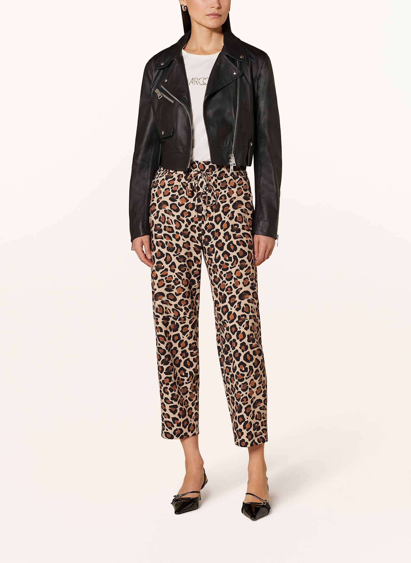 MARC CAIN Lederjacke: 900 BLACK